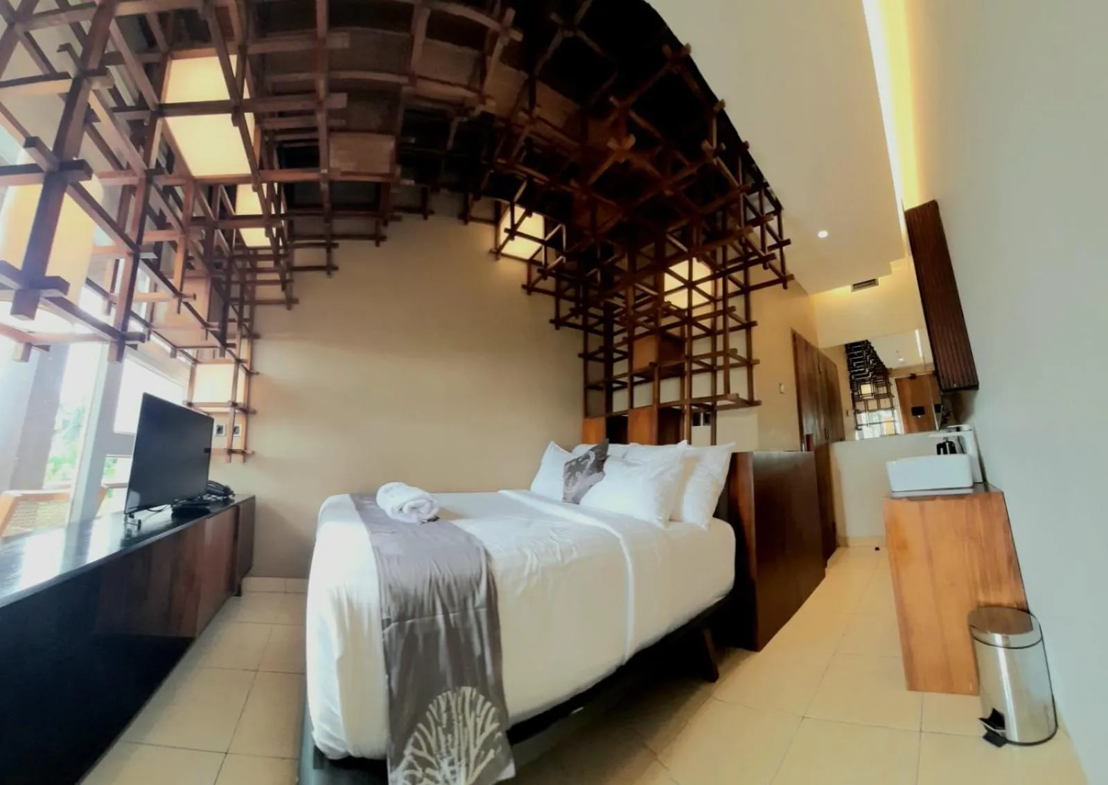 Bedroom, Bed in HALO Sustainable Resort Karimunjawa