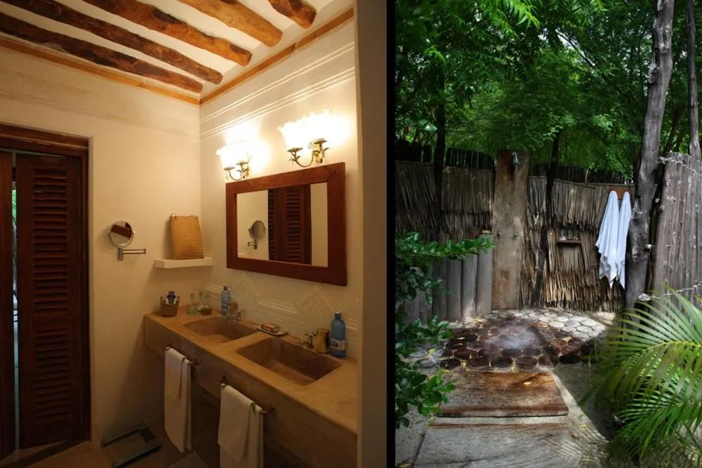Bathroom in The Red Pepper House