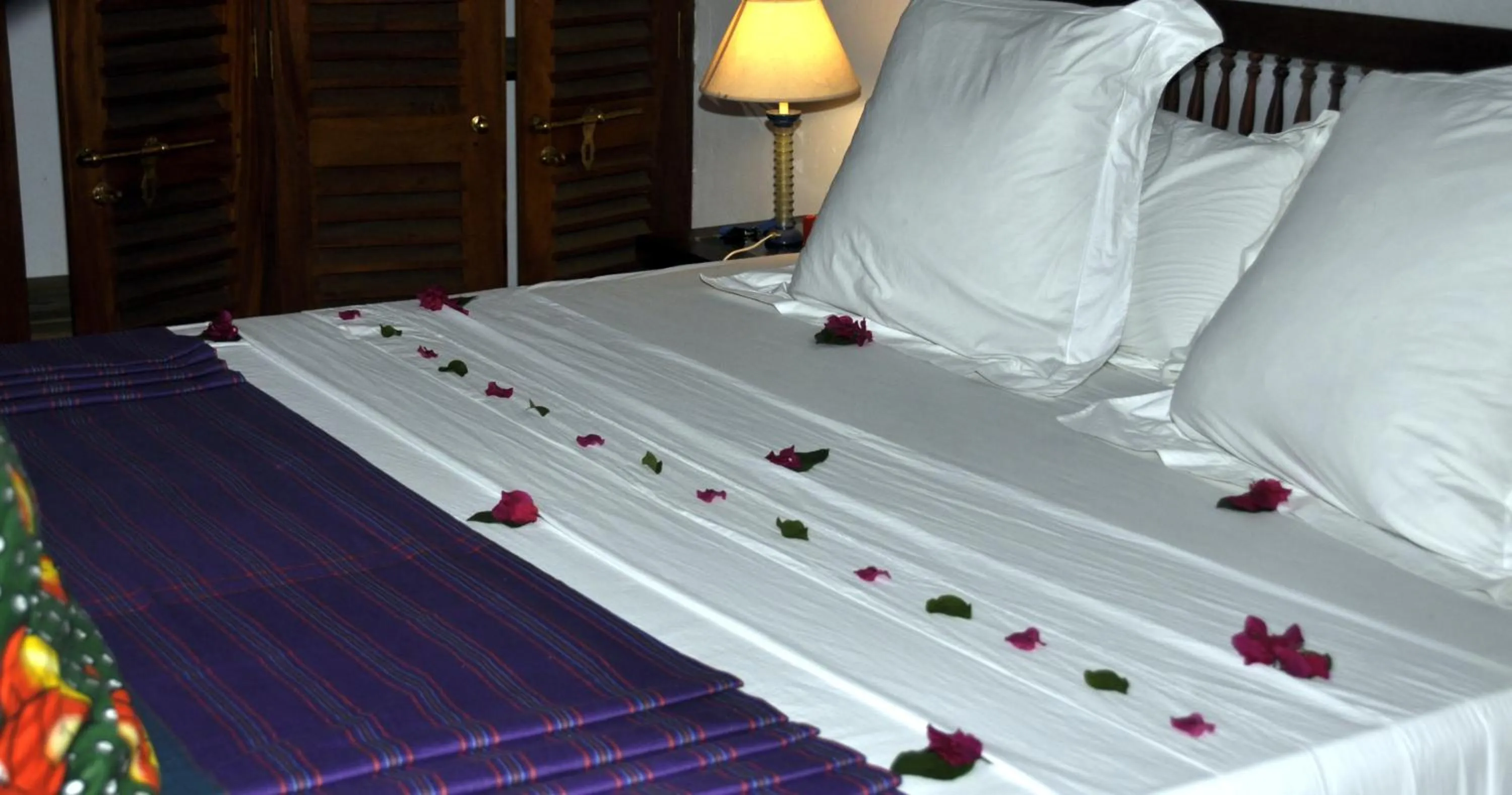 Decorative detail, Bed in The Red Pepper House