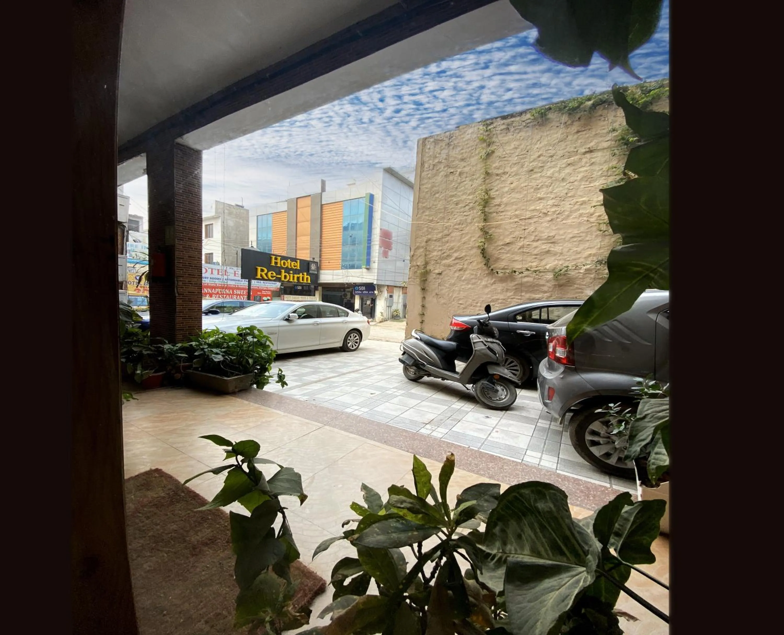 Parking in Rebirth Hotel