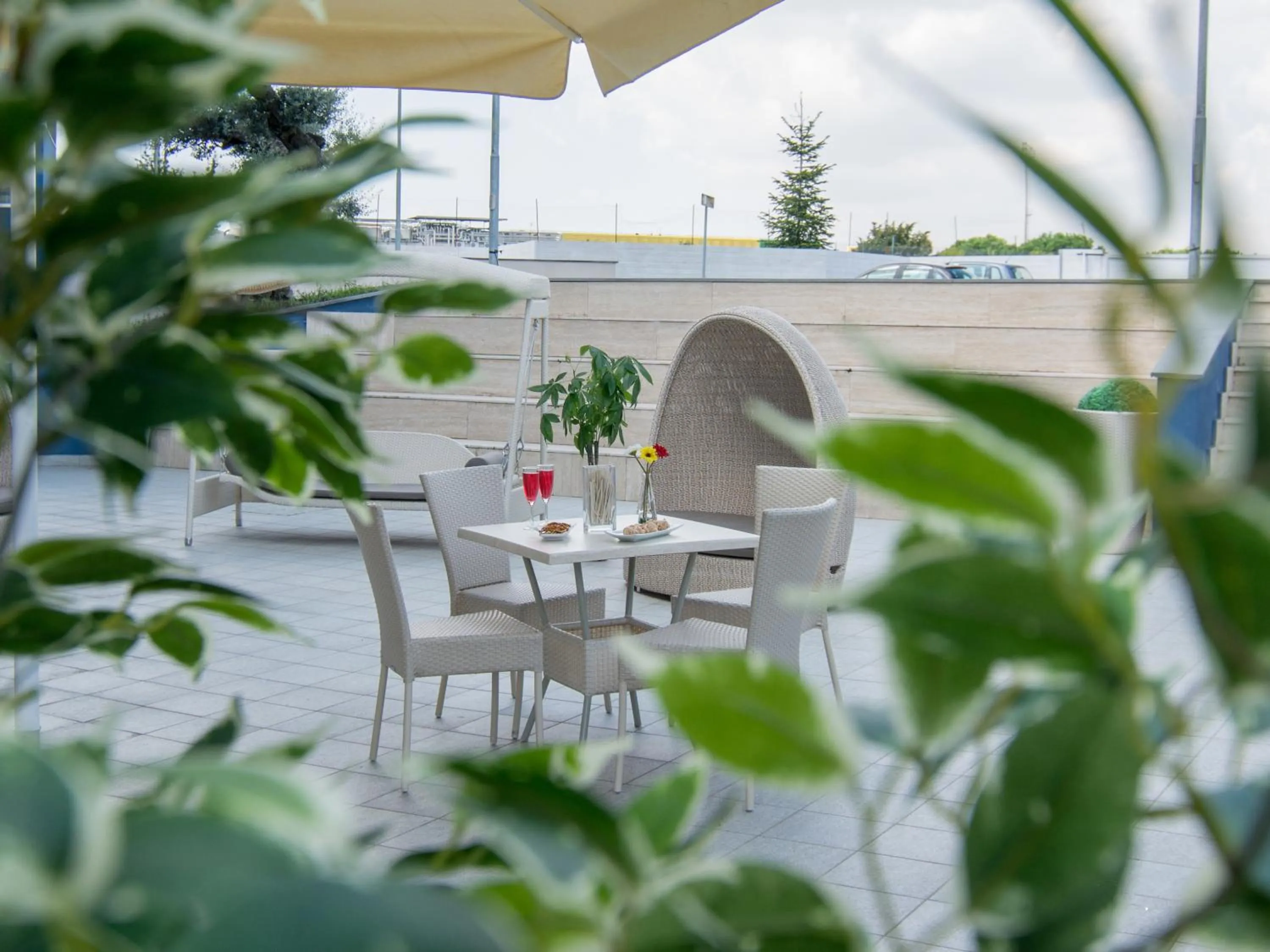 Patio in Eracle Hotel