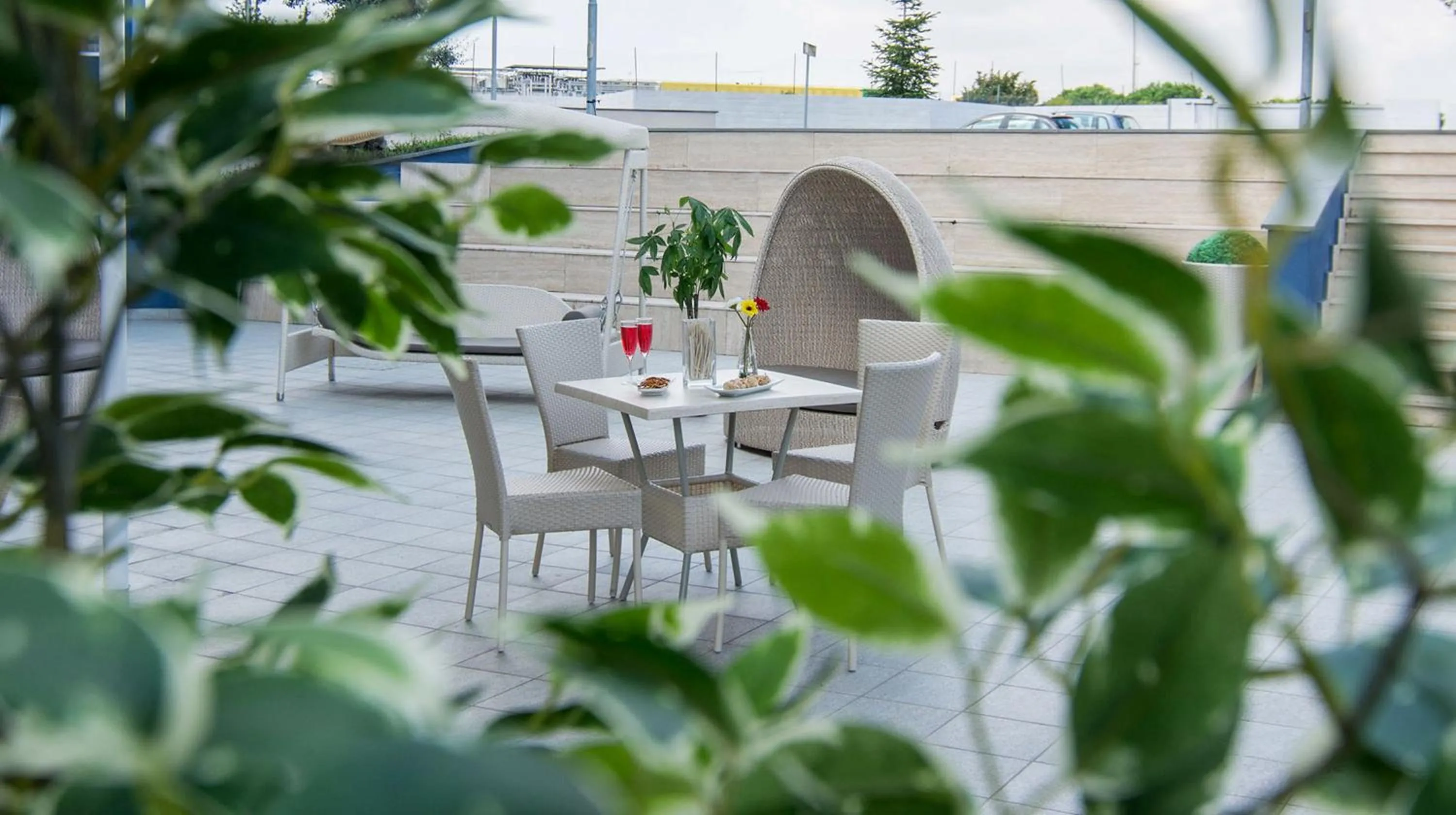 Patio in Eracle Hotel