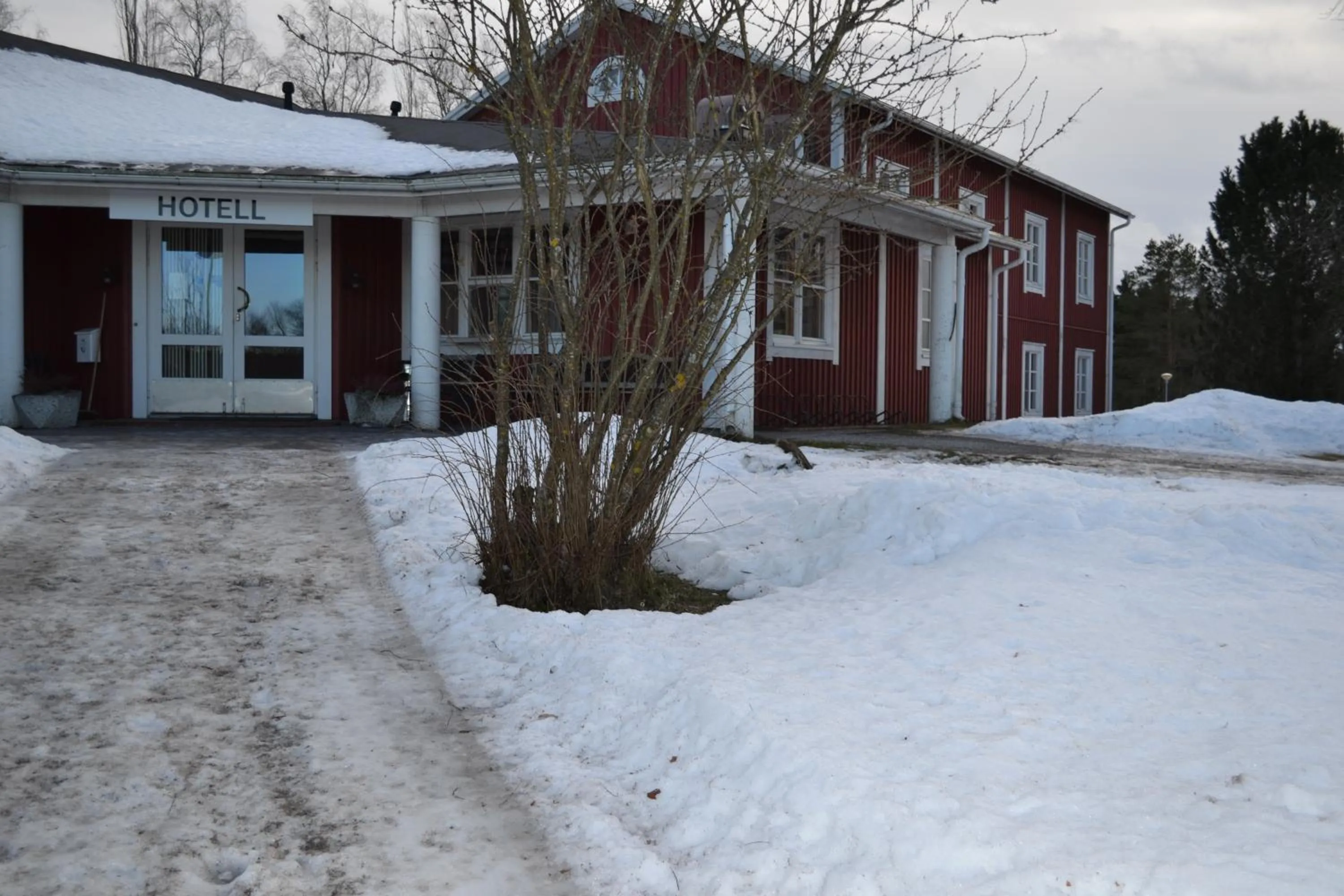Facade/entrance in Juthbacka Hotell