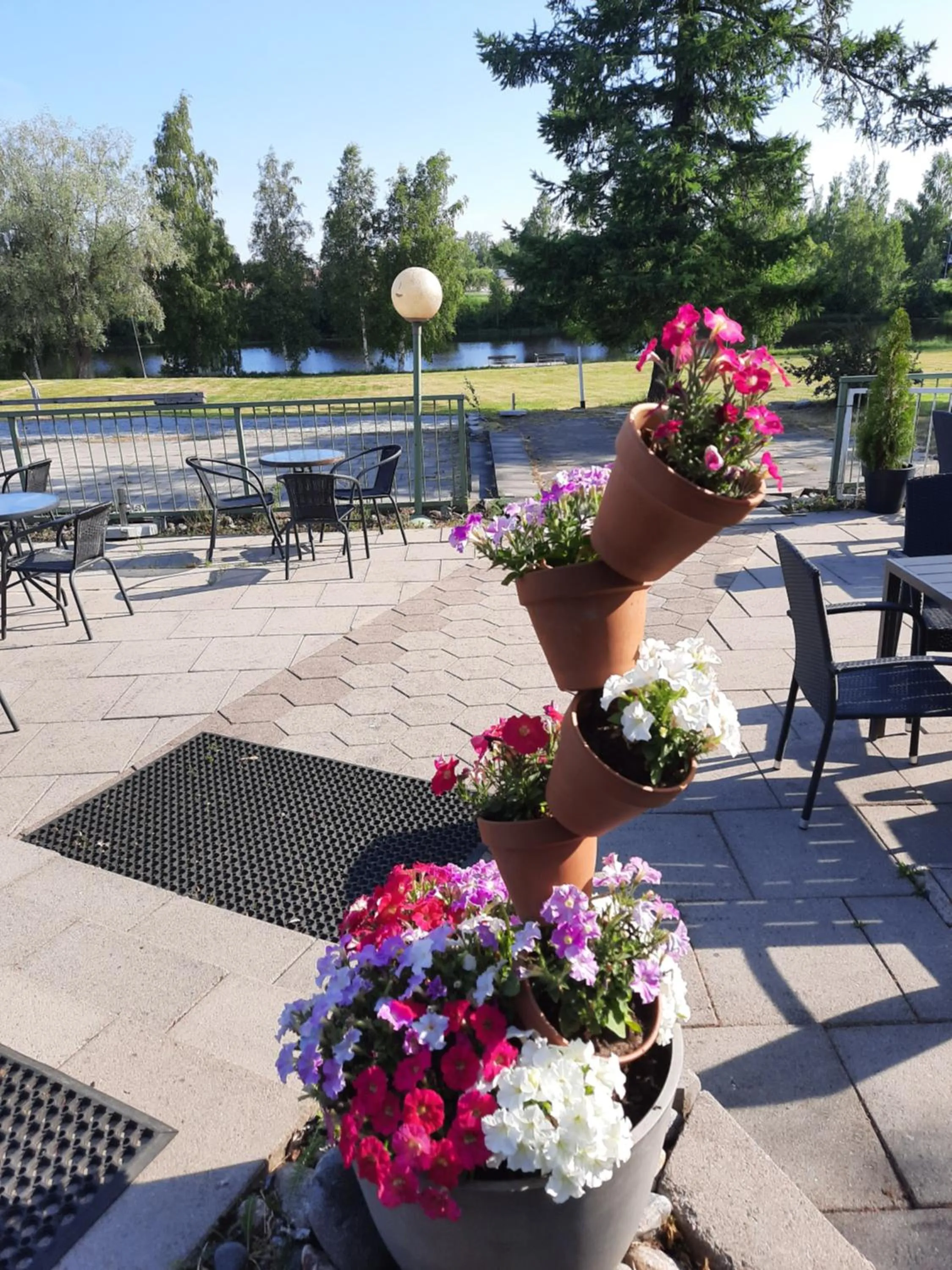 Patio in Juthbacka Hotell
