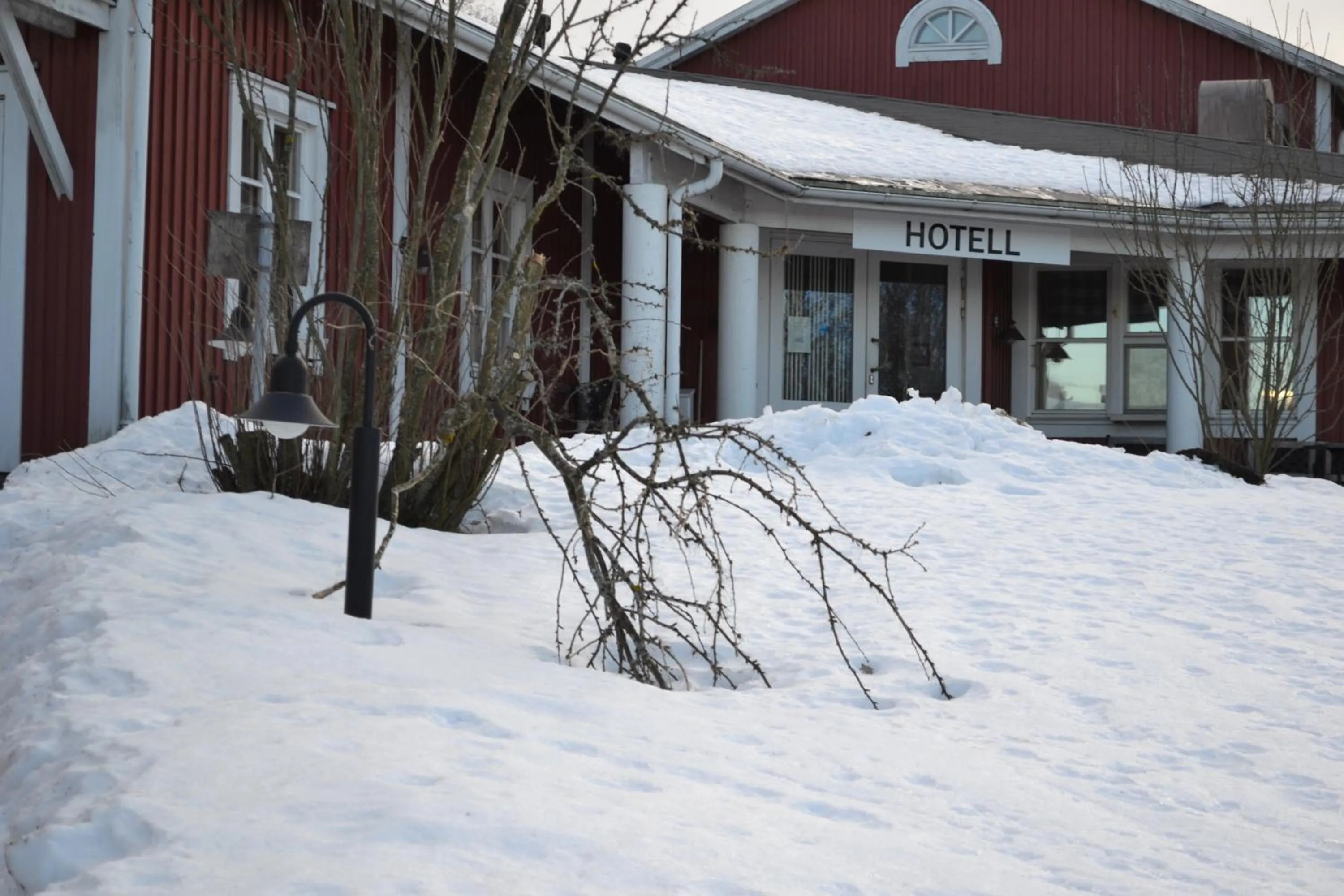 Facade/entrance in Juthbacka Hotell