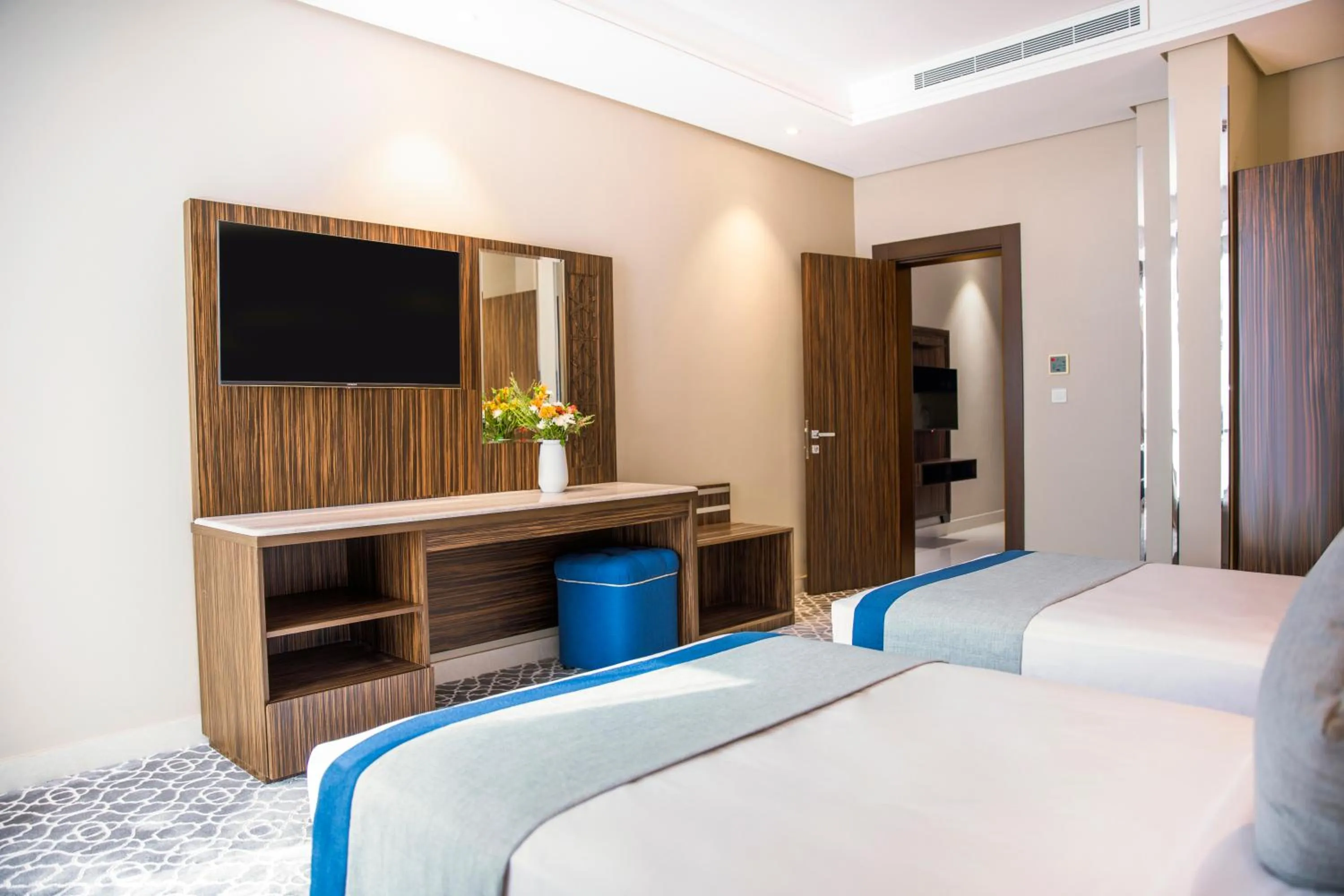 Bed in Swiss Blue Hotel - Hera