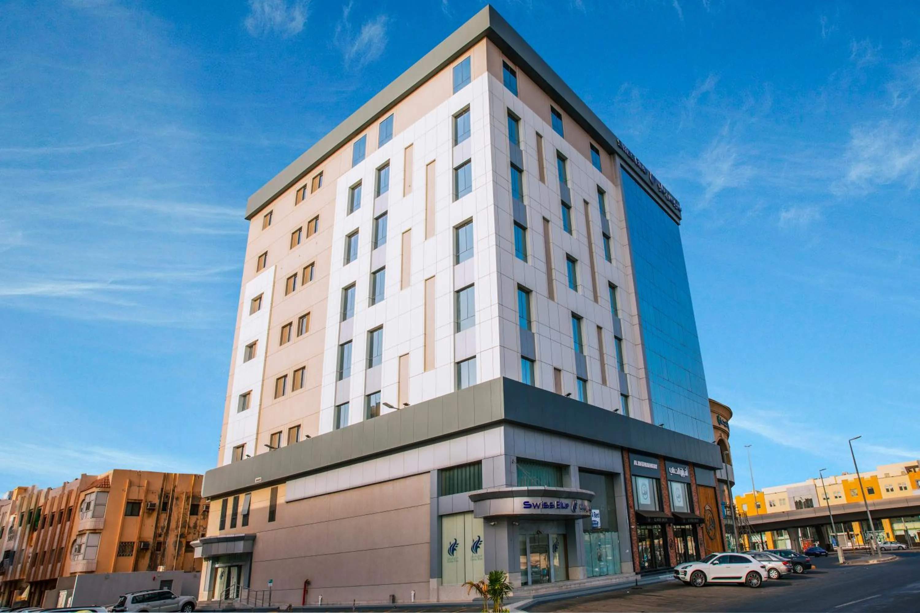 Property building in Swiss Blue Hotel - Hera