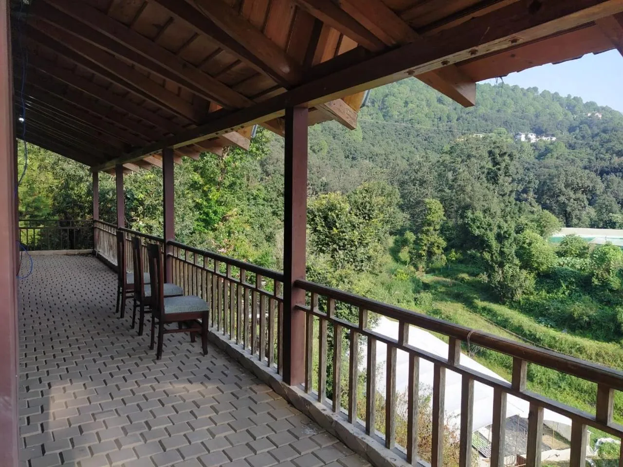 Patio in The Canadian Woods Resort