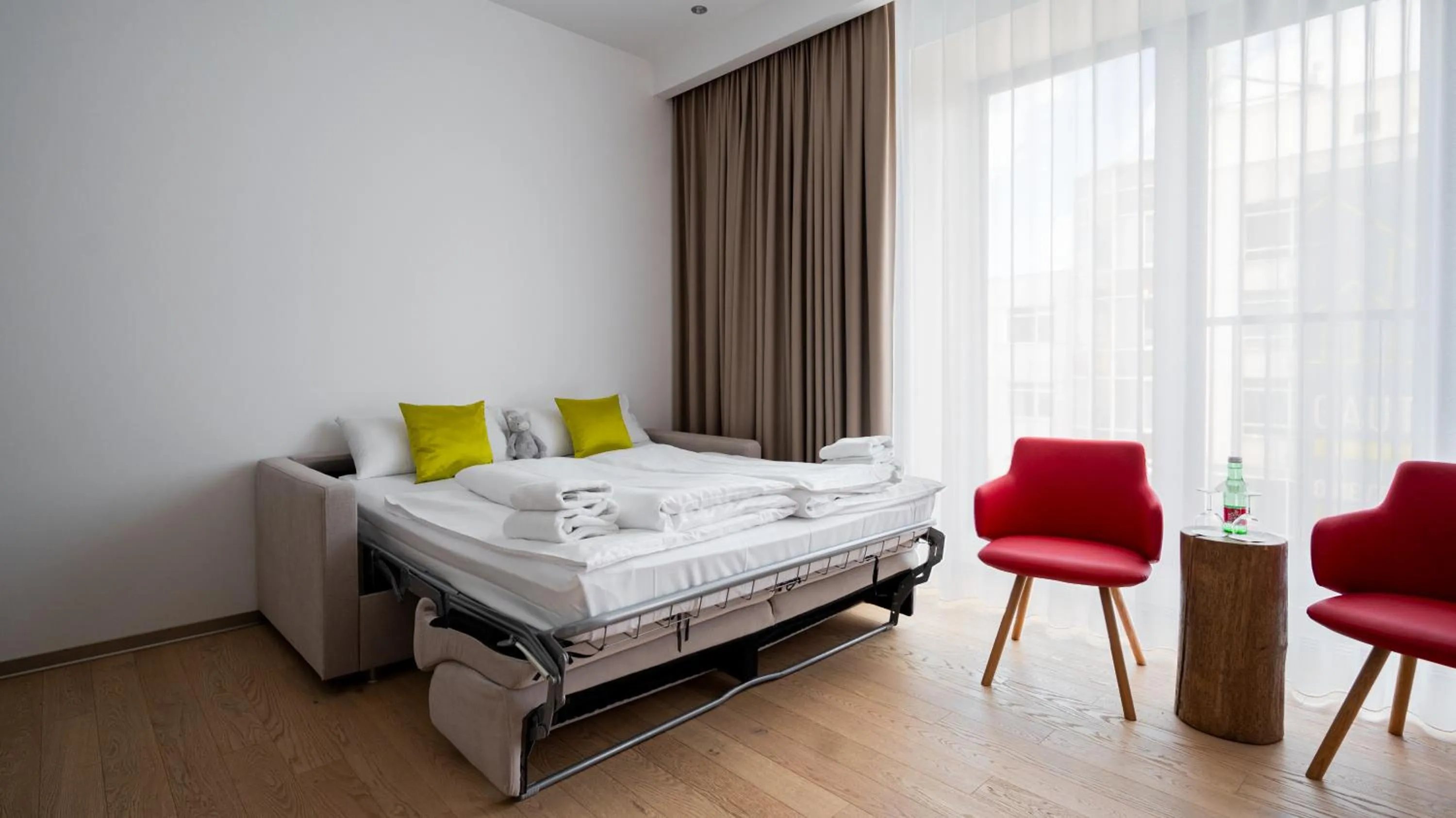 Bed in Hotel Passage