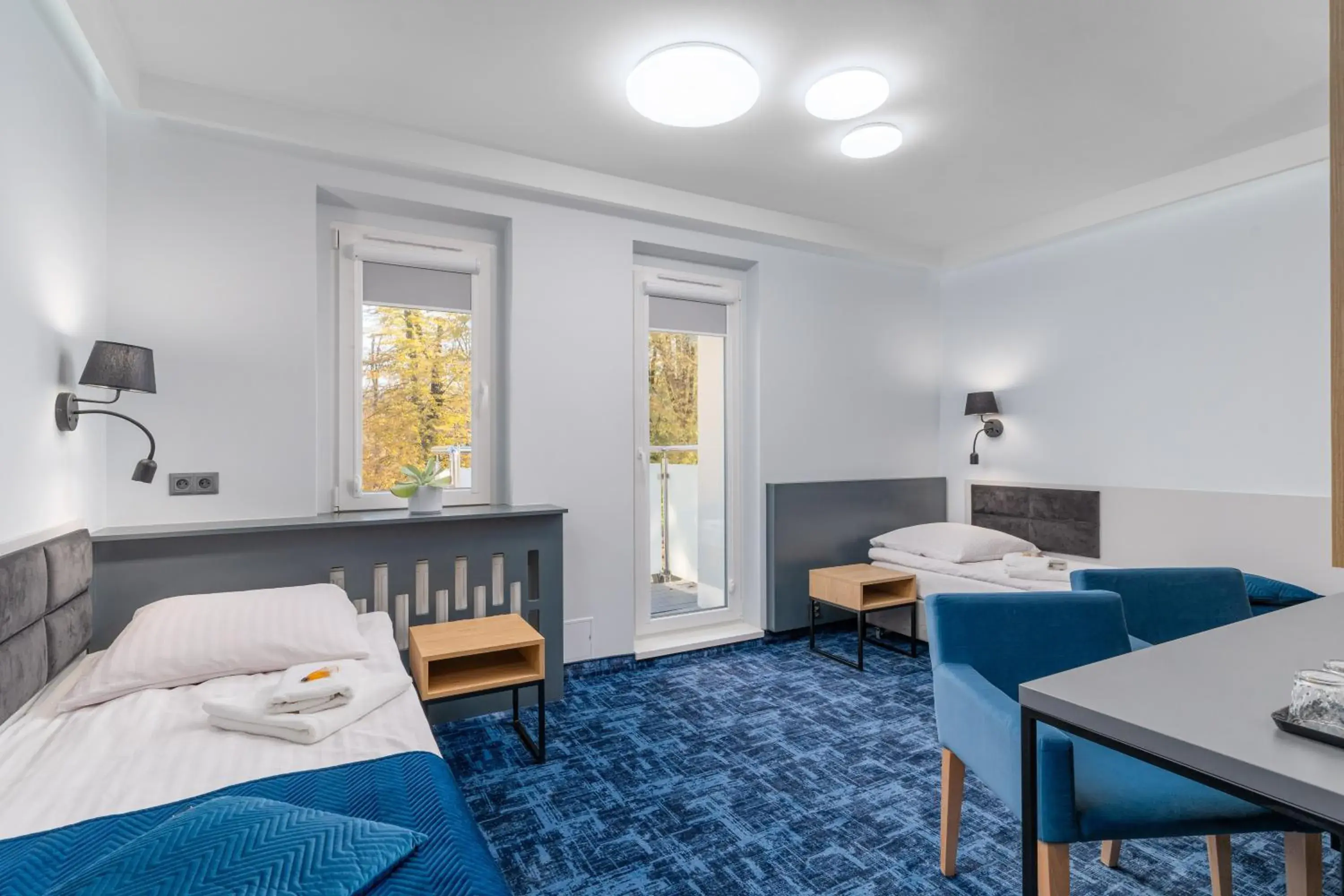 Deluxe Twin Room in Hotel w Dobieszkowie Deluxe Twin Room in Hotel w Dobieszkowie