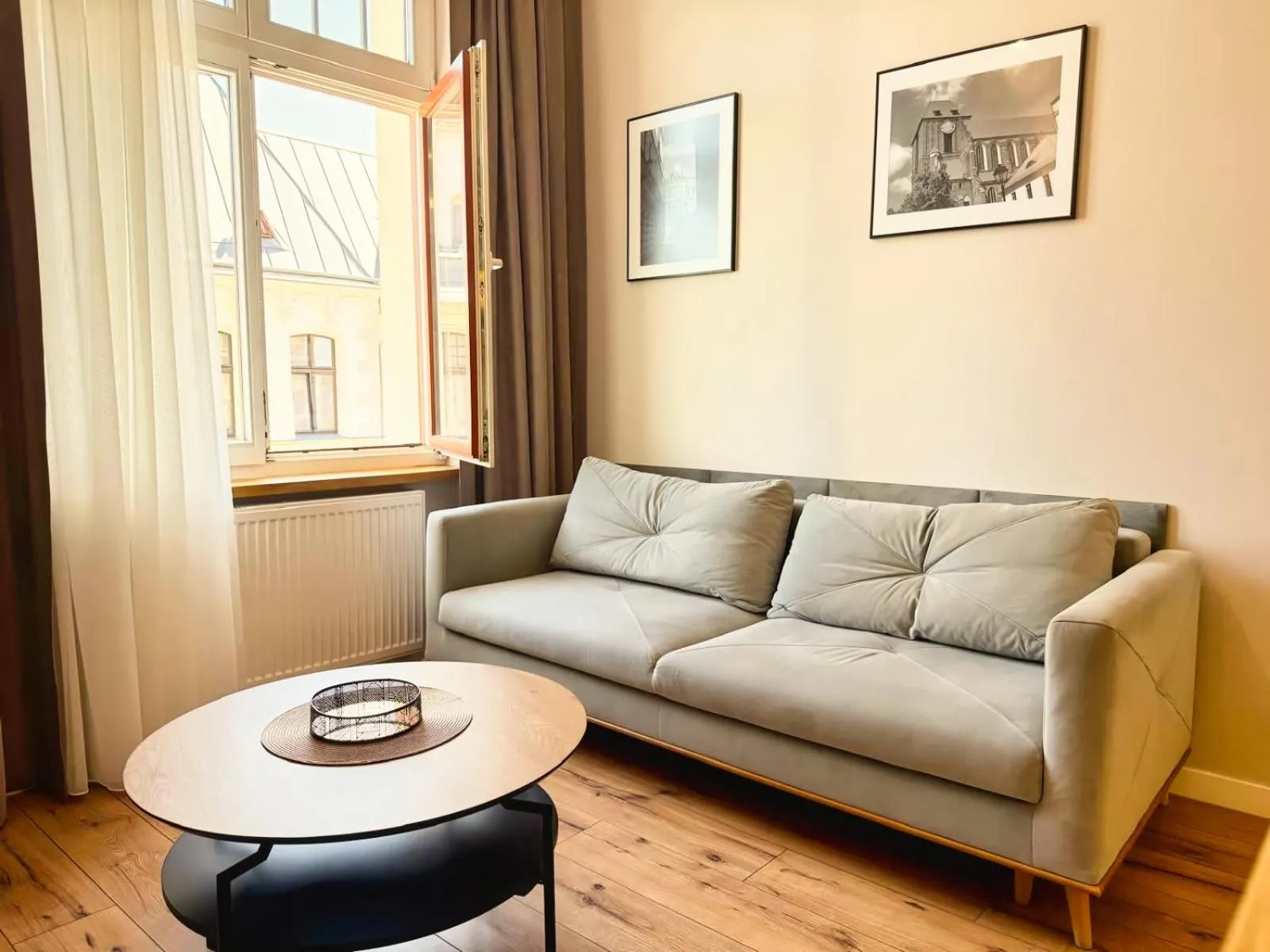 Living room in Piernikowe by Rentoom