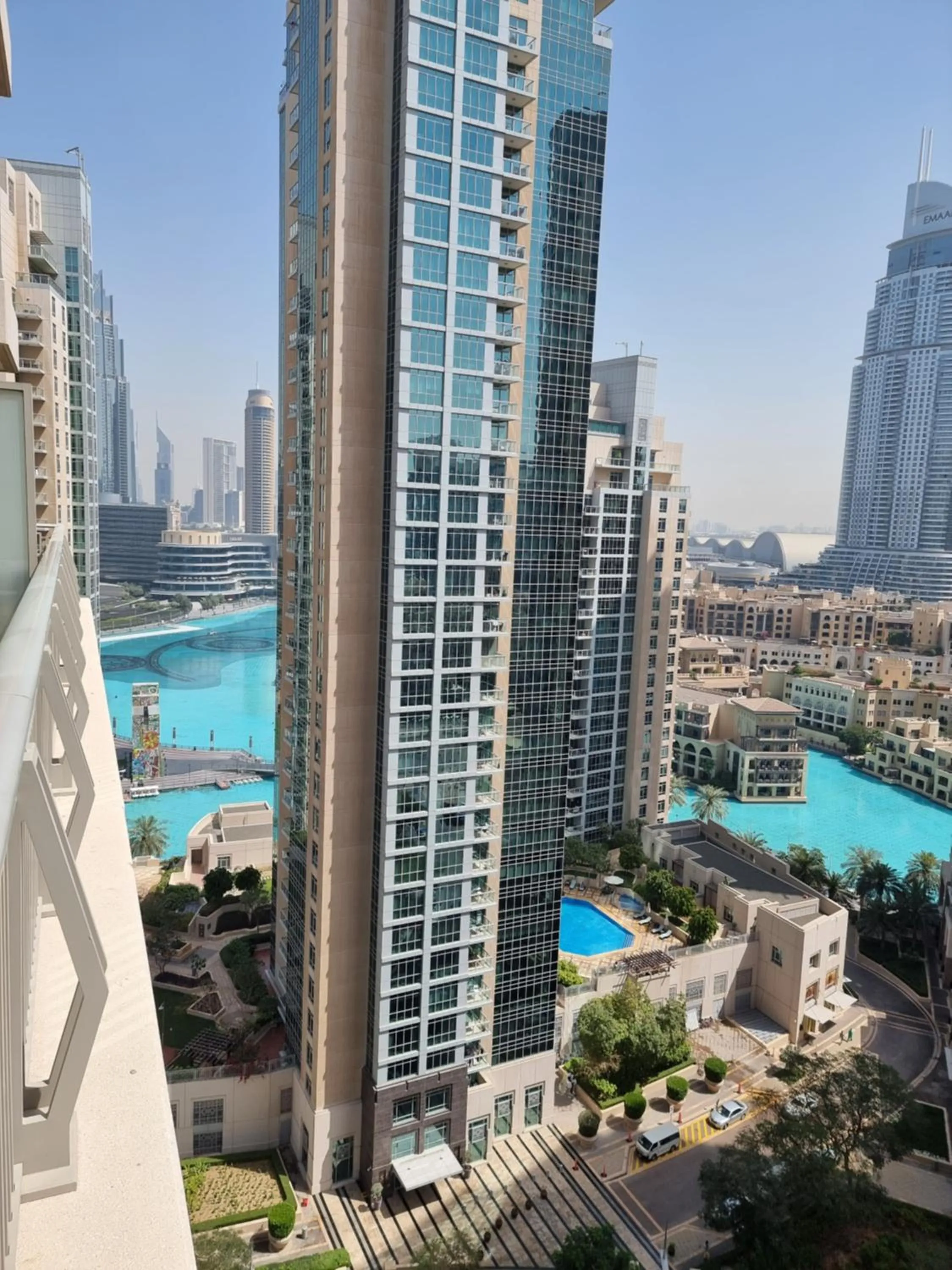 City view in White Sage - Fountain View Stylish Apt With Spacious Terrace