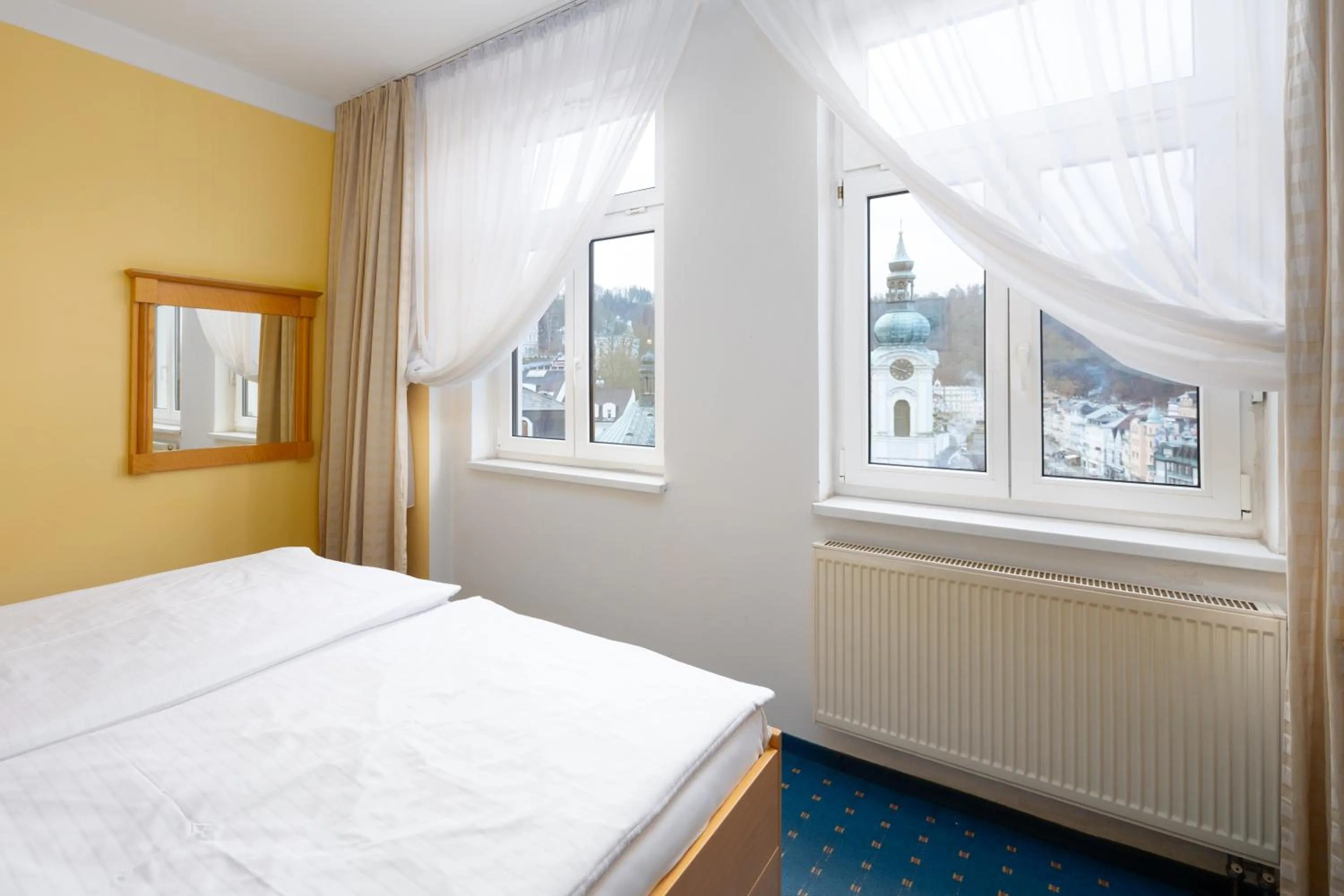 View (from property/room), Bed in Wellness Hotel Jean De Carro