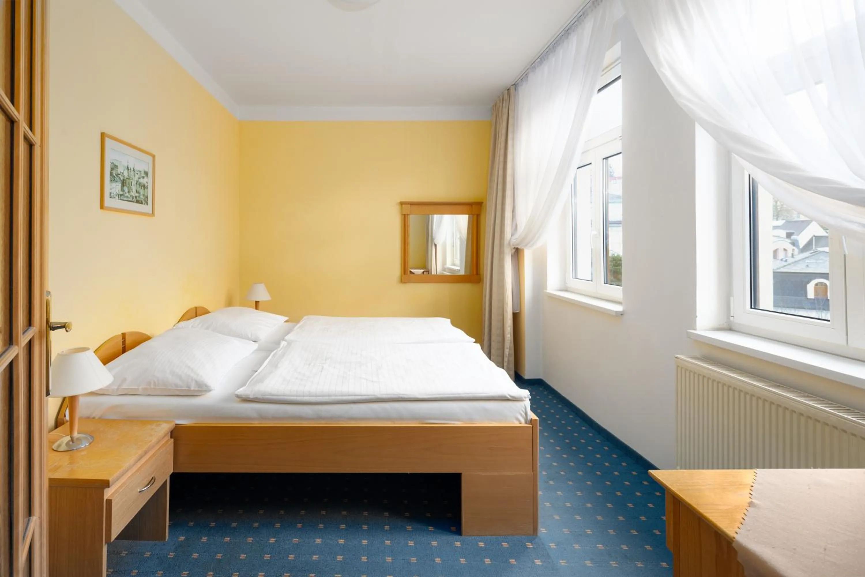 Bed in Wellness Hotel Jean De Carro