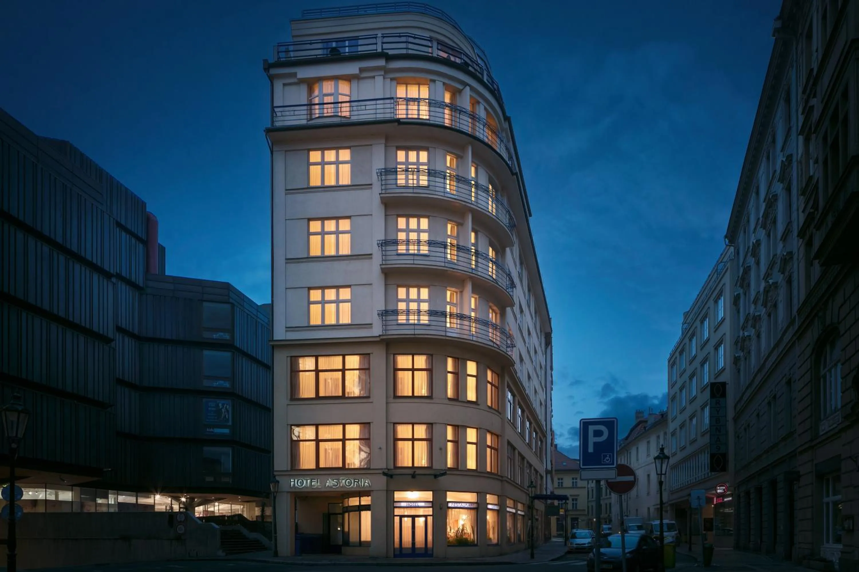 Property building in Astoria Hotel