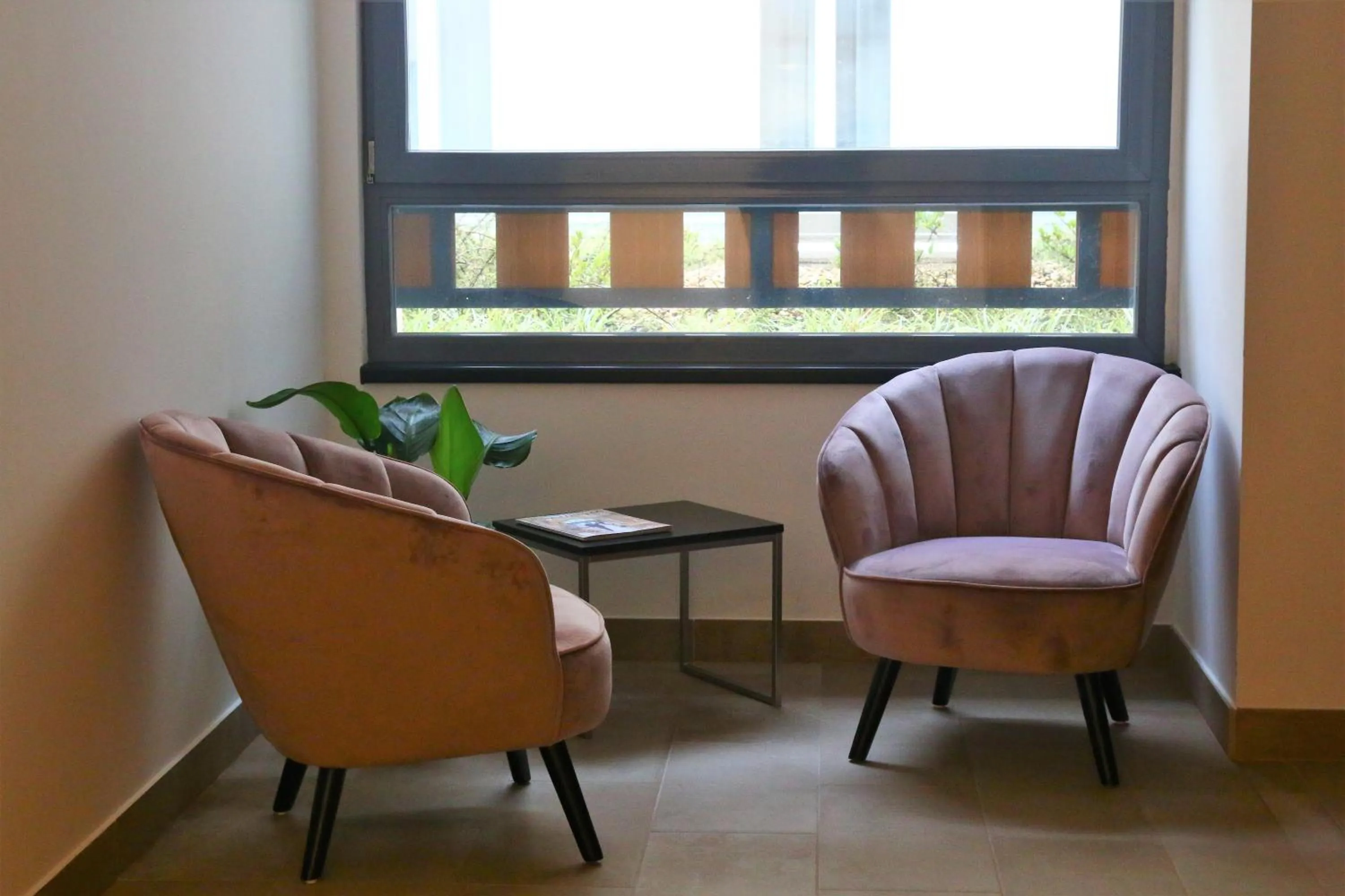 Seating area in D50 Hotel