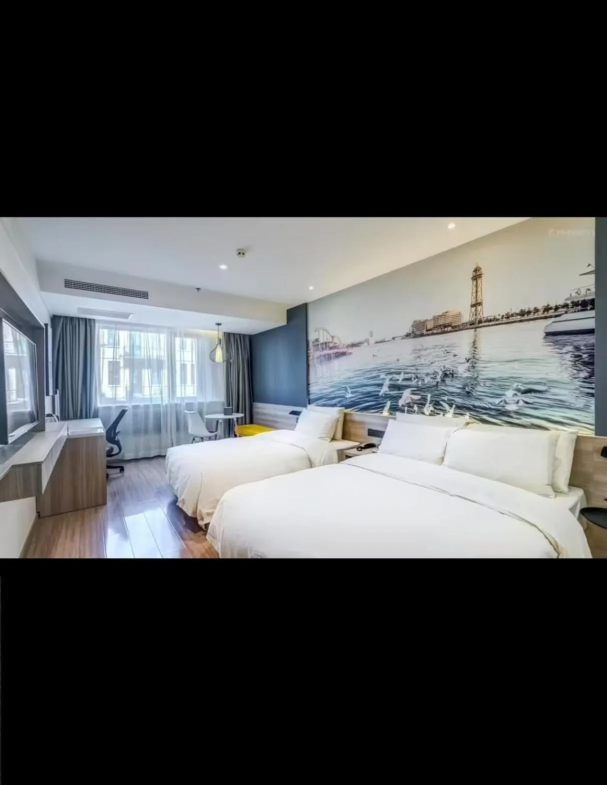 Bed in Atour Light Harbin Central Street