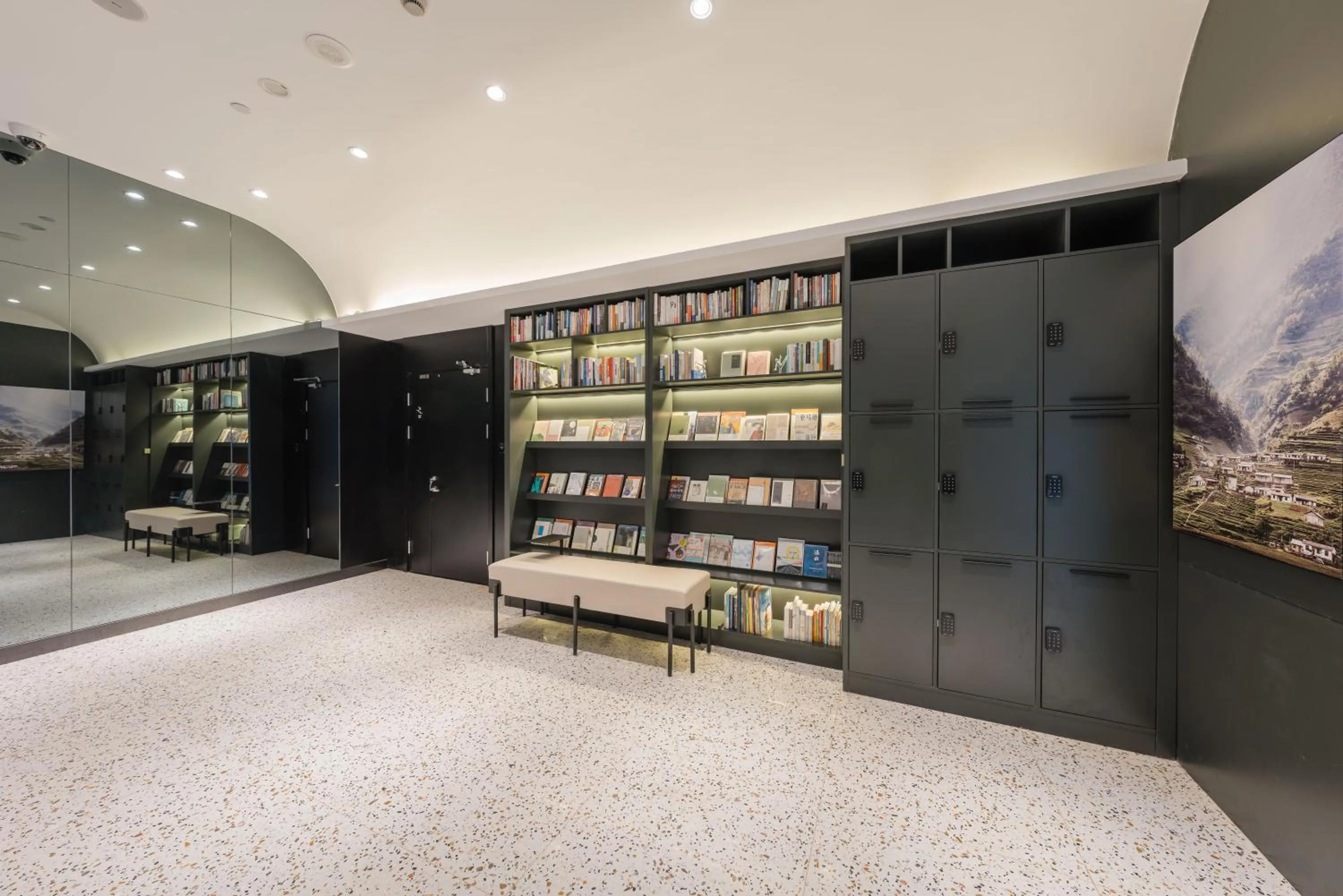 Library in Atour X Shanghai Jing'an Temple