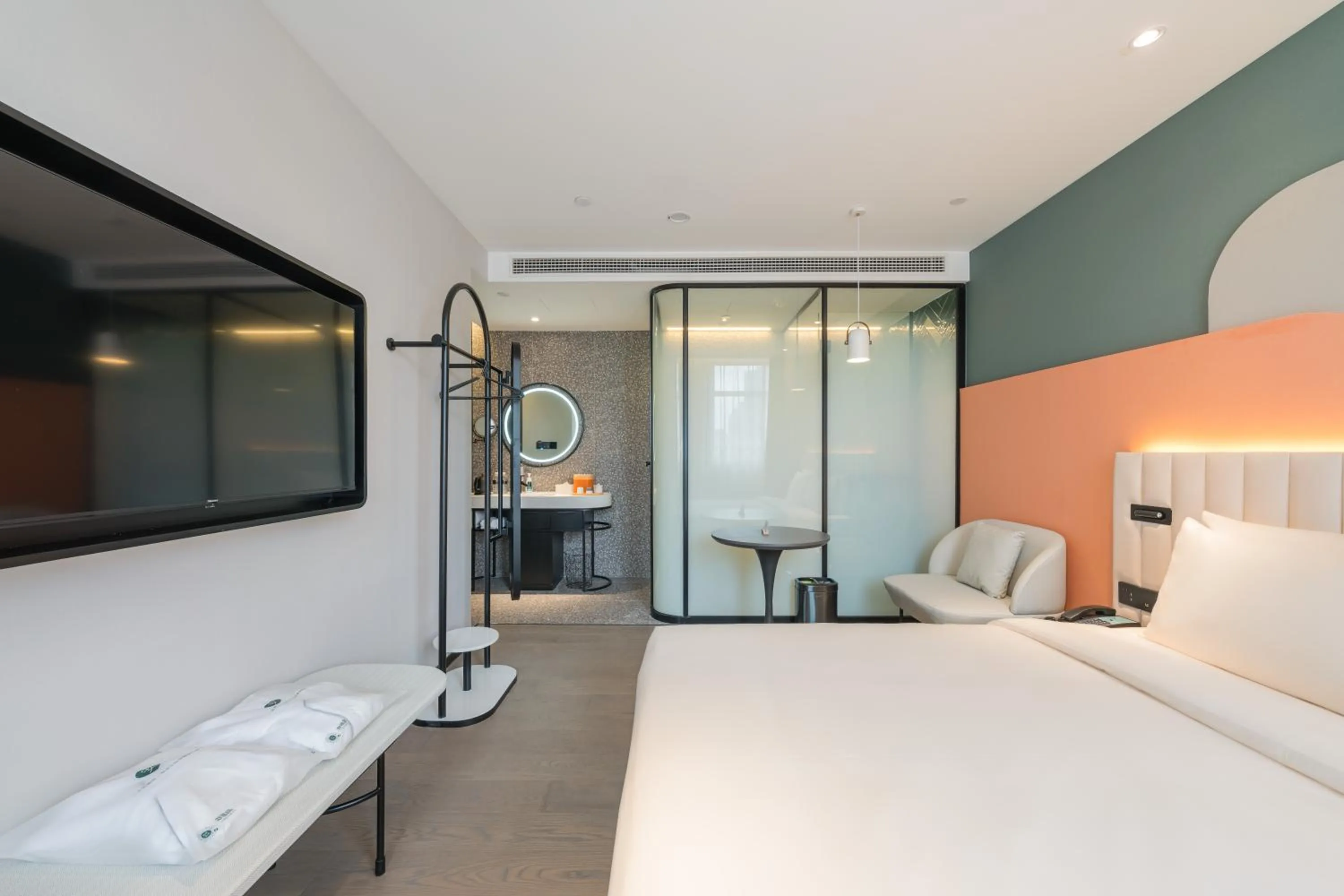 Bedroom, Bed in Atour X Shanghai Jing'an Temple