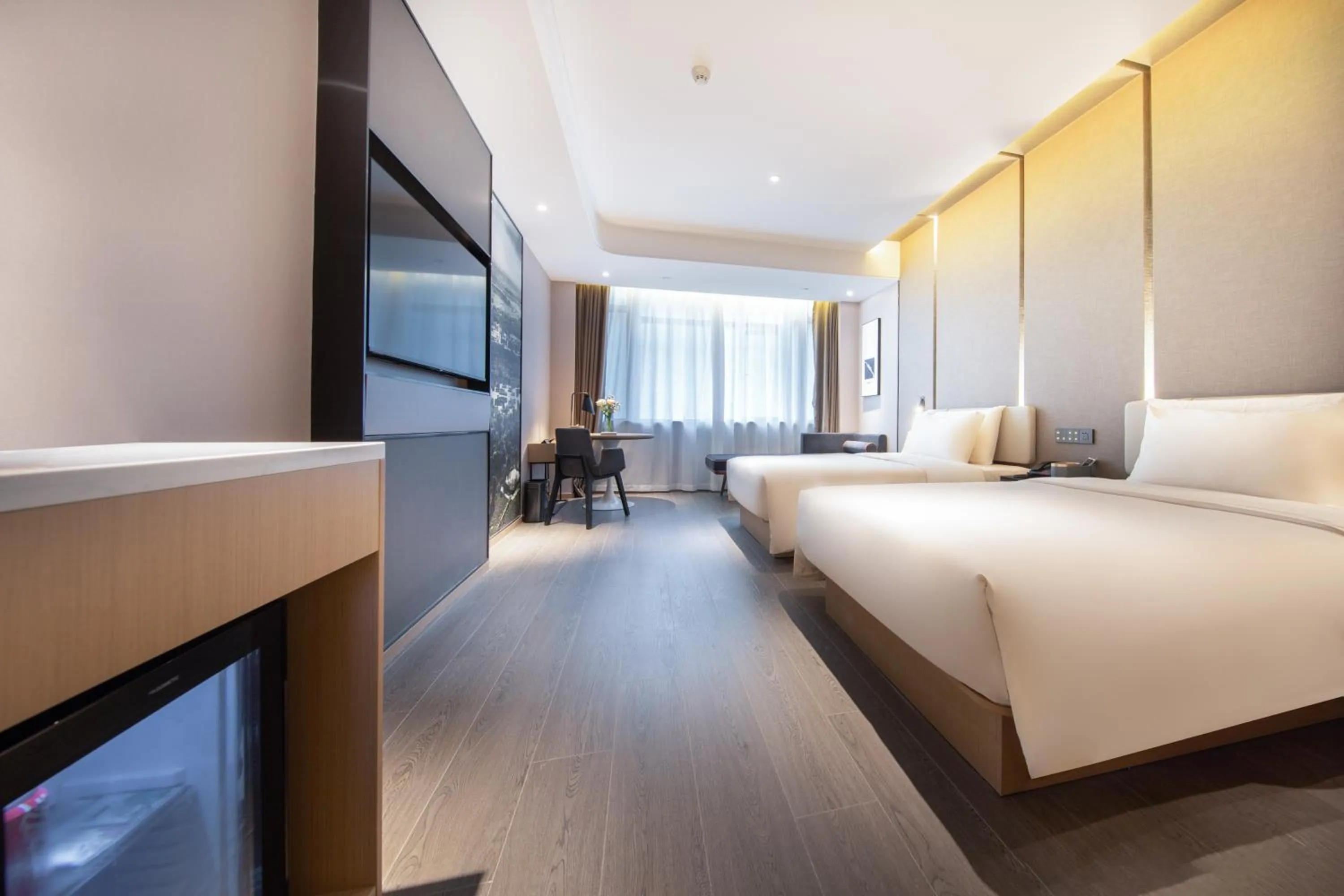 Bed in Atour Hotel Nanchang Aixi Lake