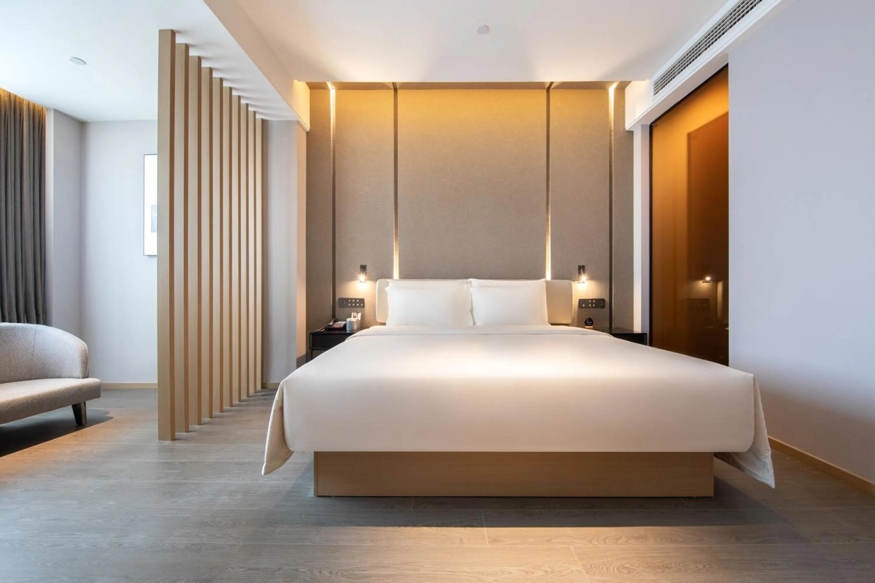 Bed in Atour Hotel Nanchang Aixi Lake