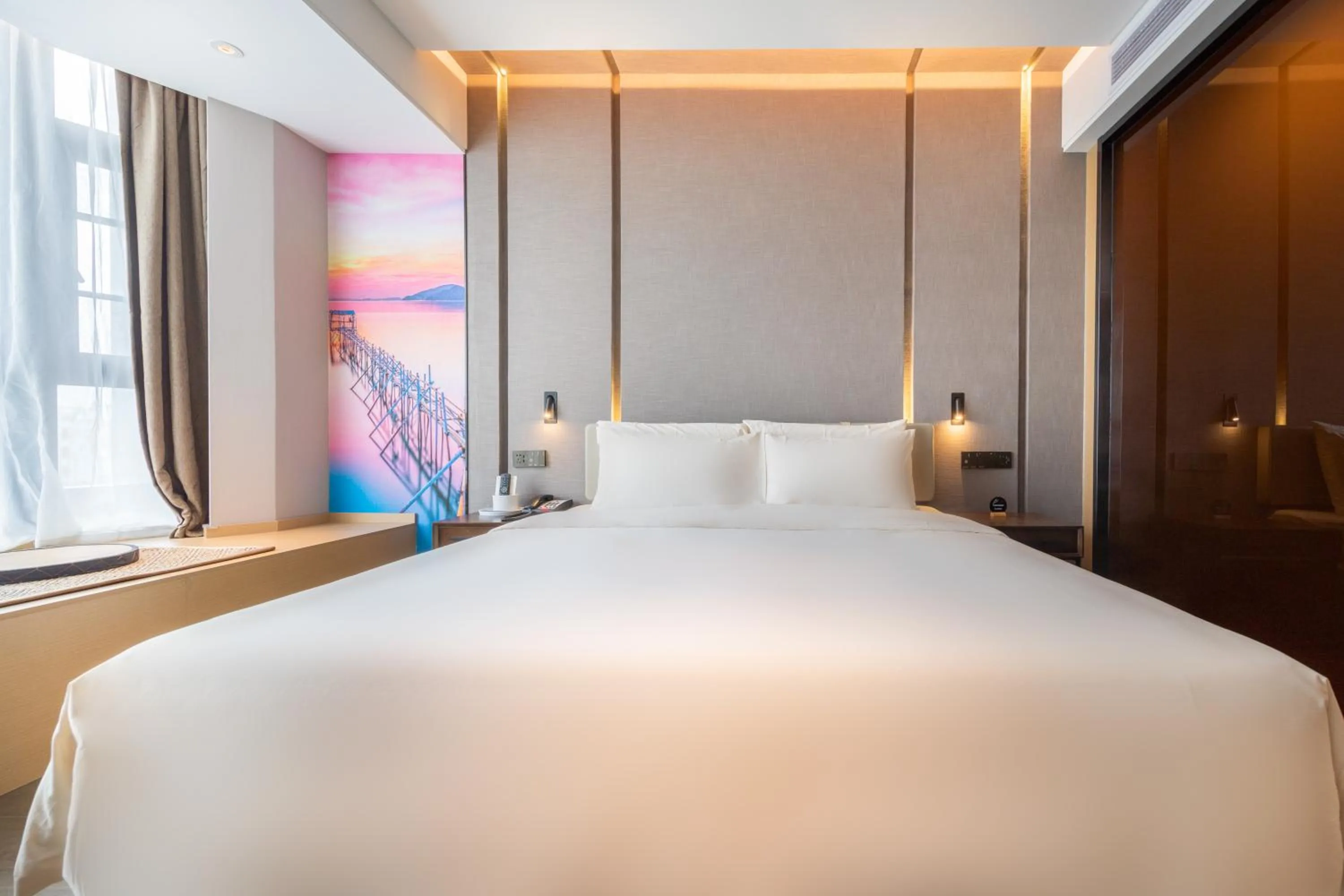 Bed in Atour Hotel Shenzhen Huaqiang North