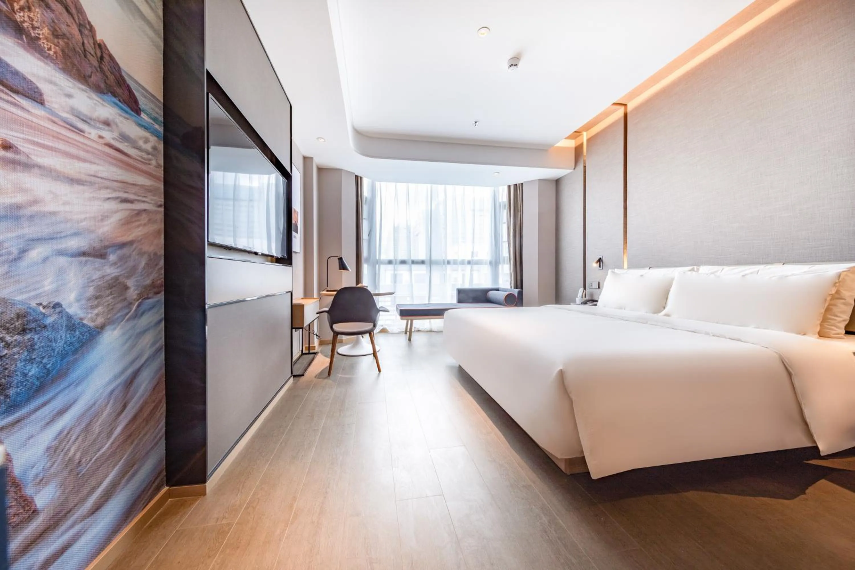 Bed in Atour Hotel Shenzhen Huaqiang North