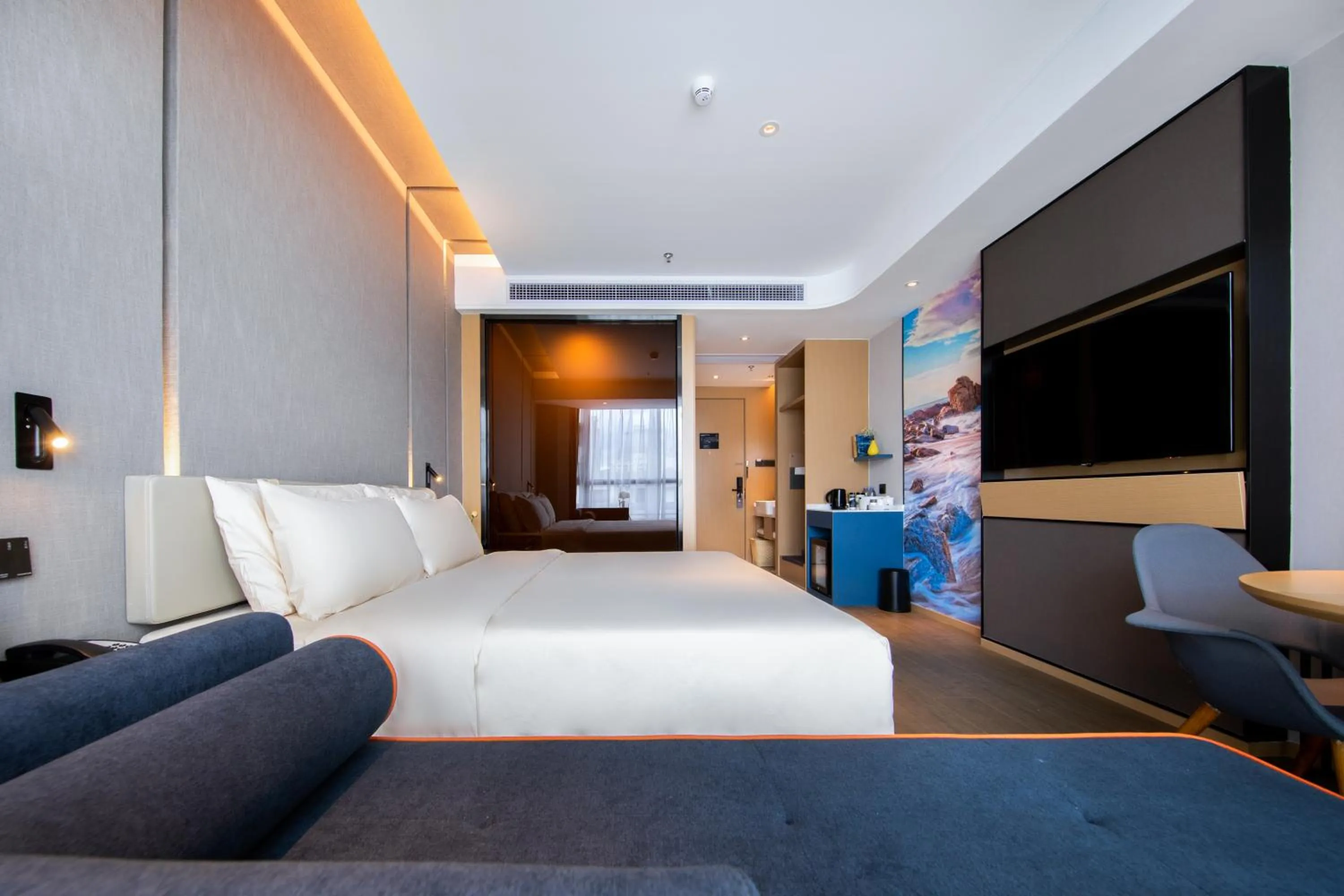 Bed in Atour Hotel Shenzhen Huaqiang North