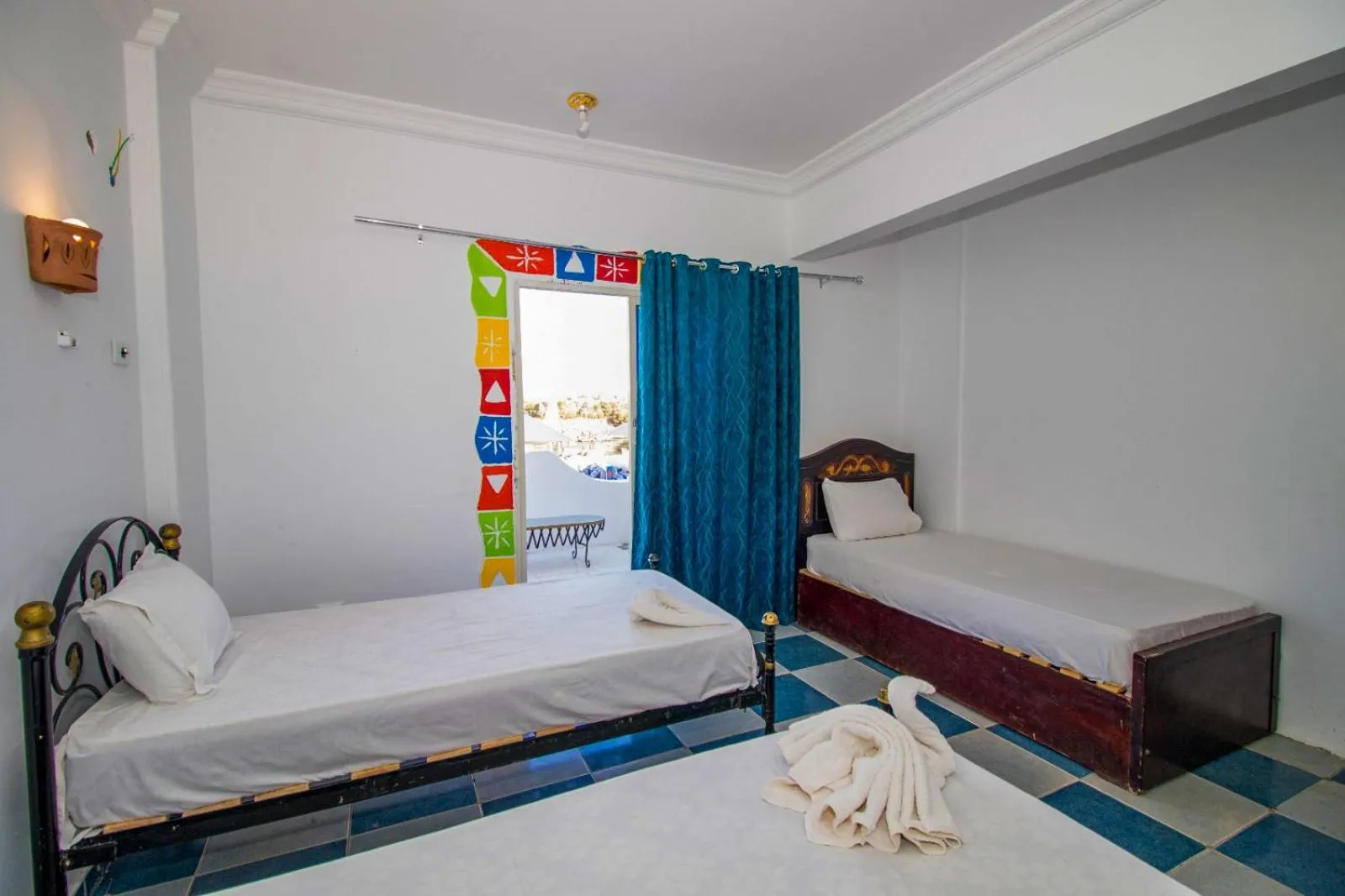 Bed in Nubian Kulih house