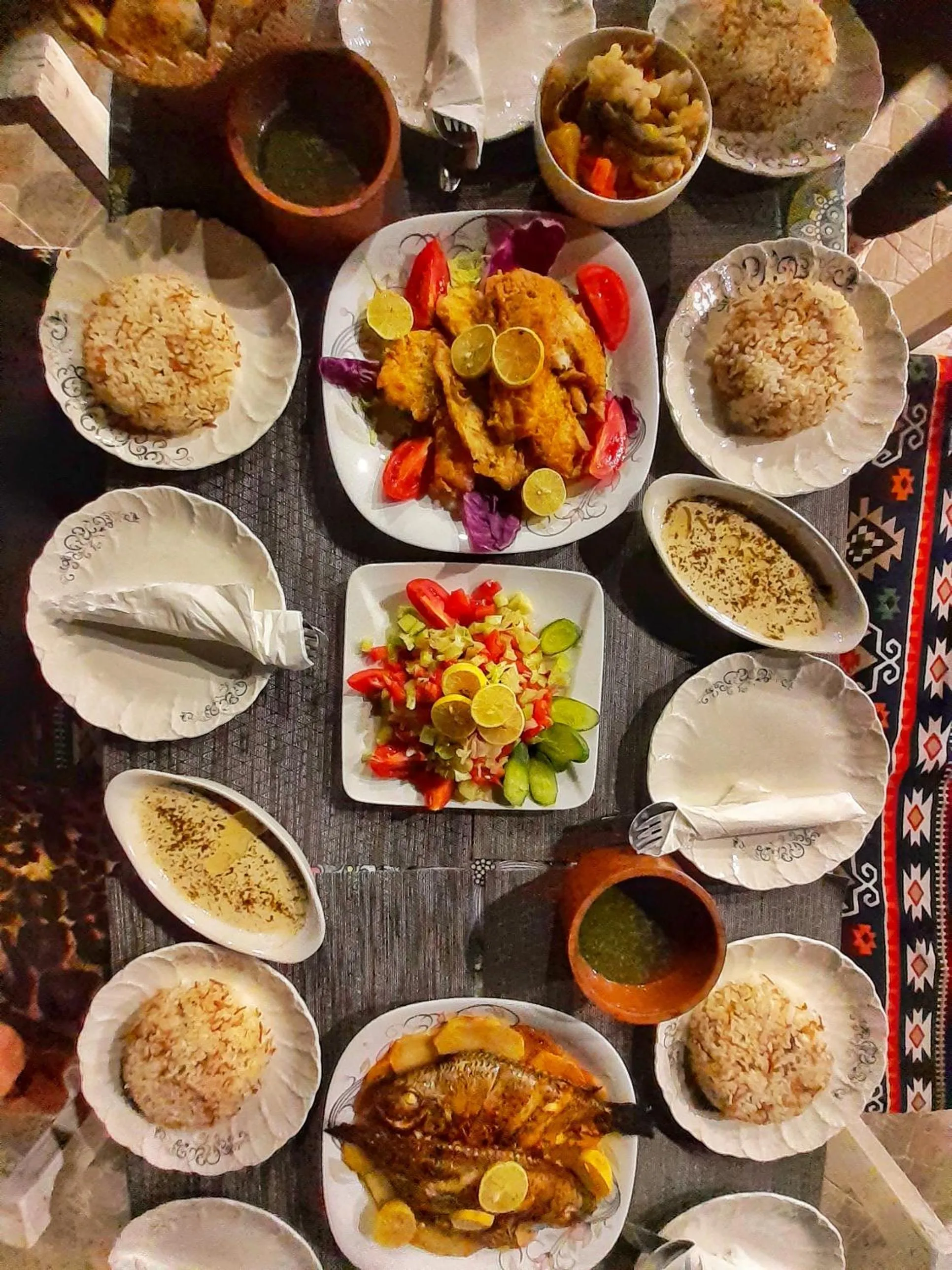 Lunch in Nubian Kulih house