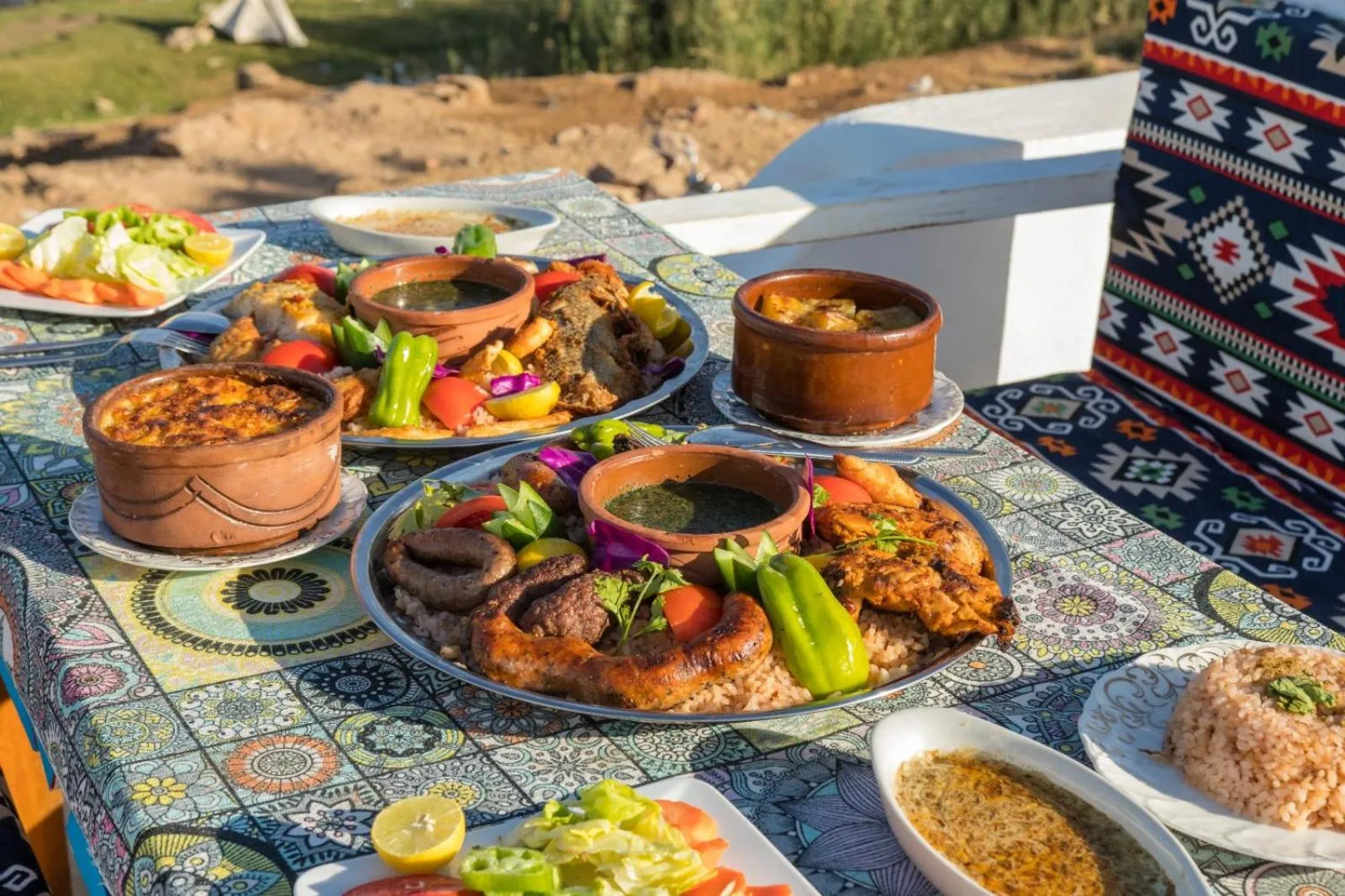 Food and drinks in Nubian Kulih house
