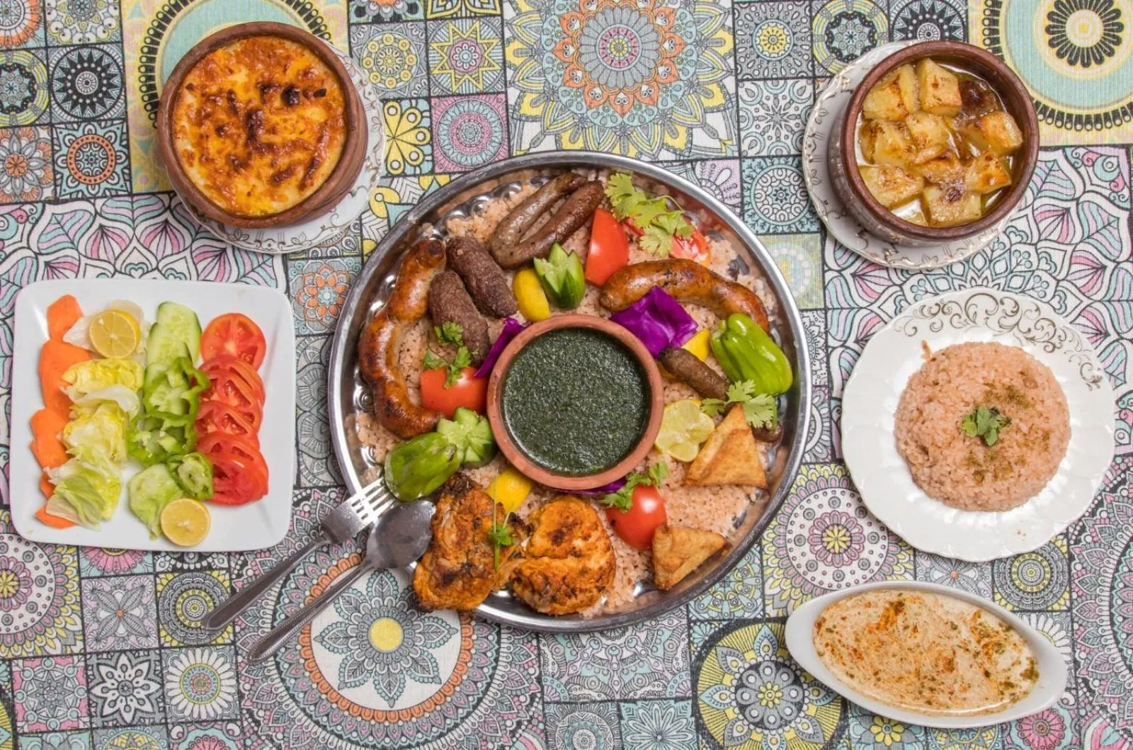 Food and drinks in Nubian Kulih house