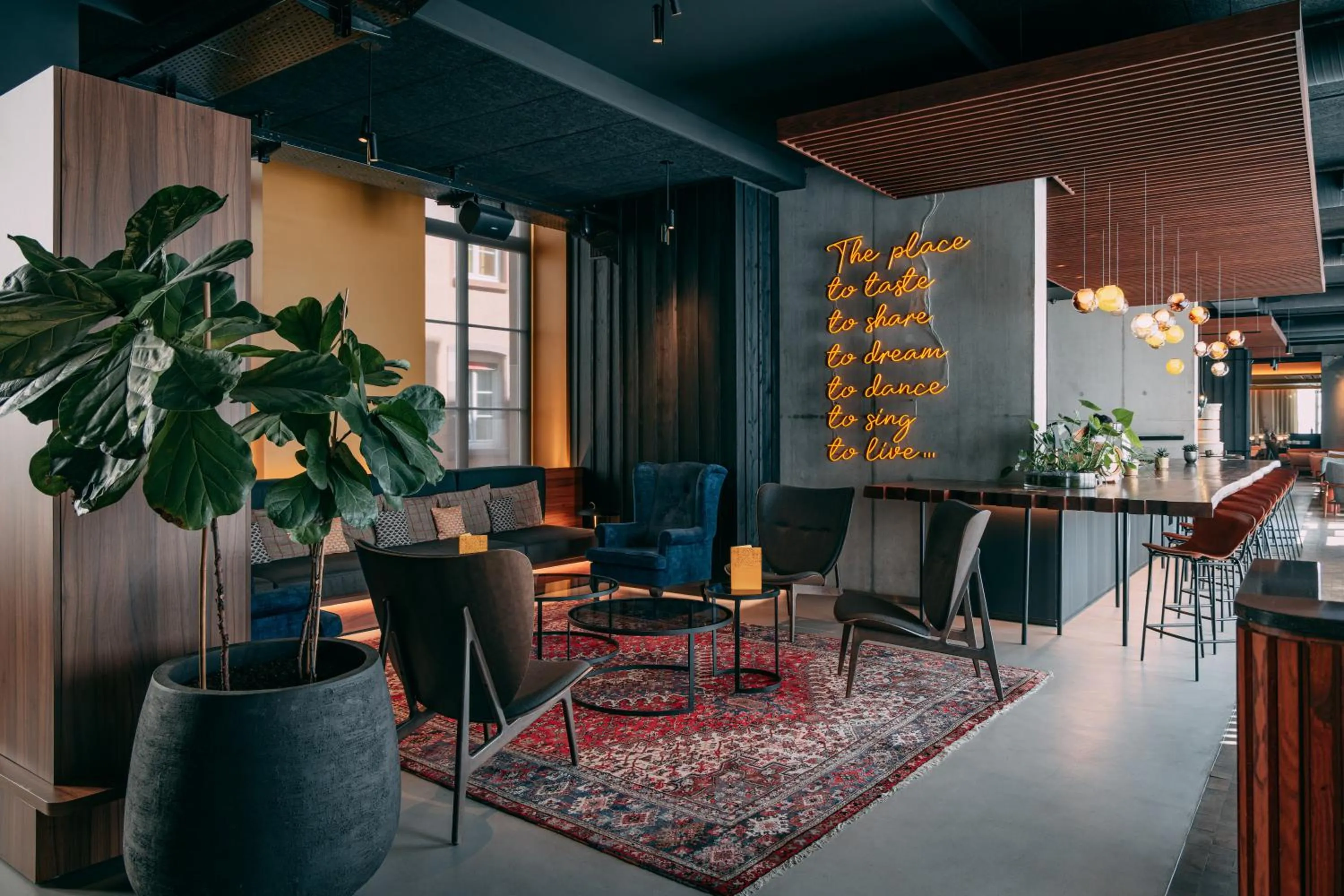 Lounge or bar in Hôtel LÉONOR the place to live