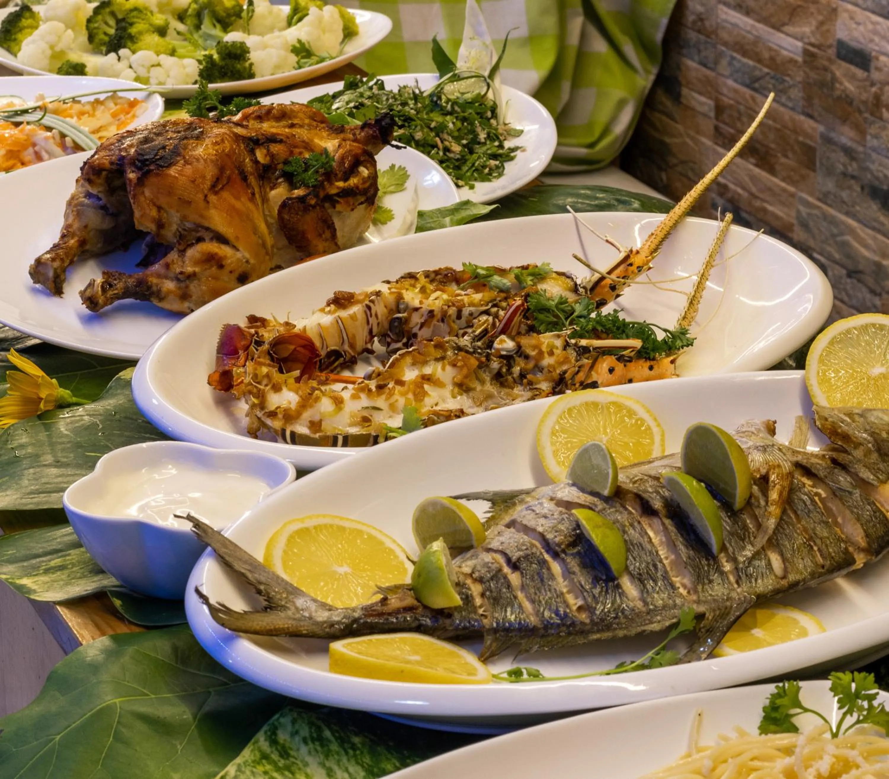 Food close-up in Ocean Lilly Inn