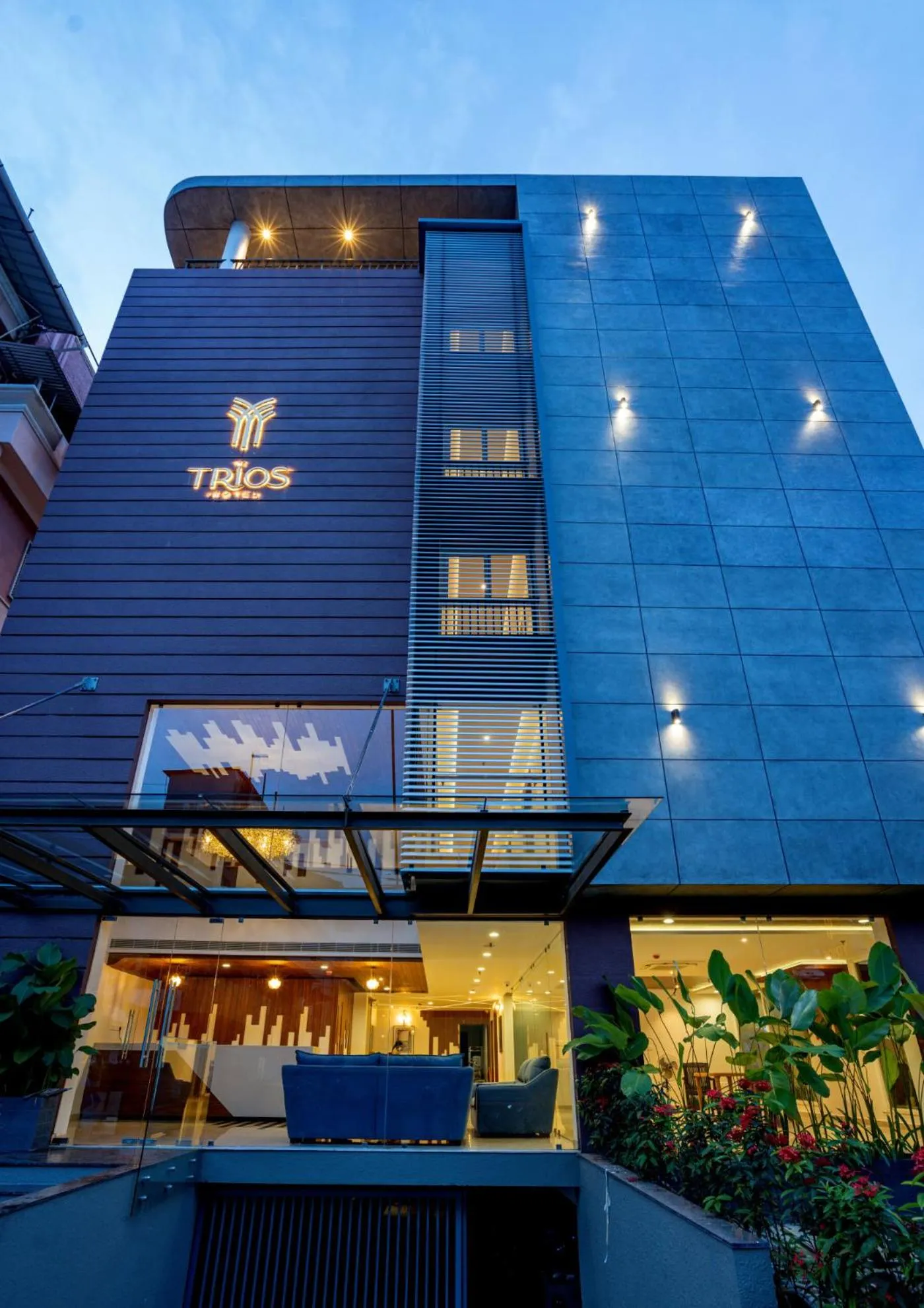 Property building in The Trios Hotel