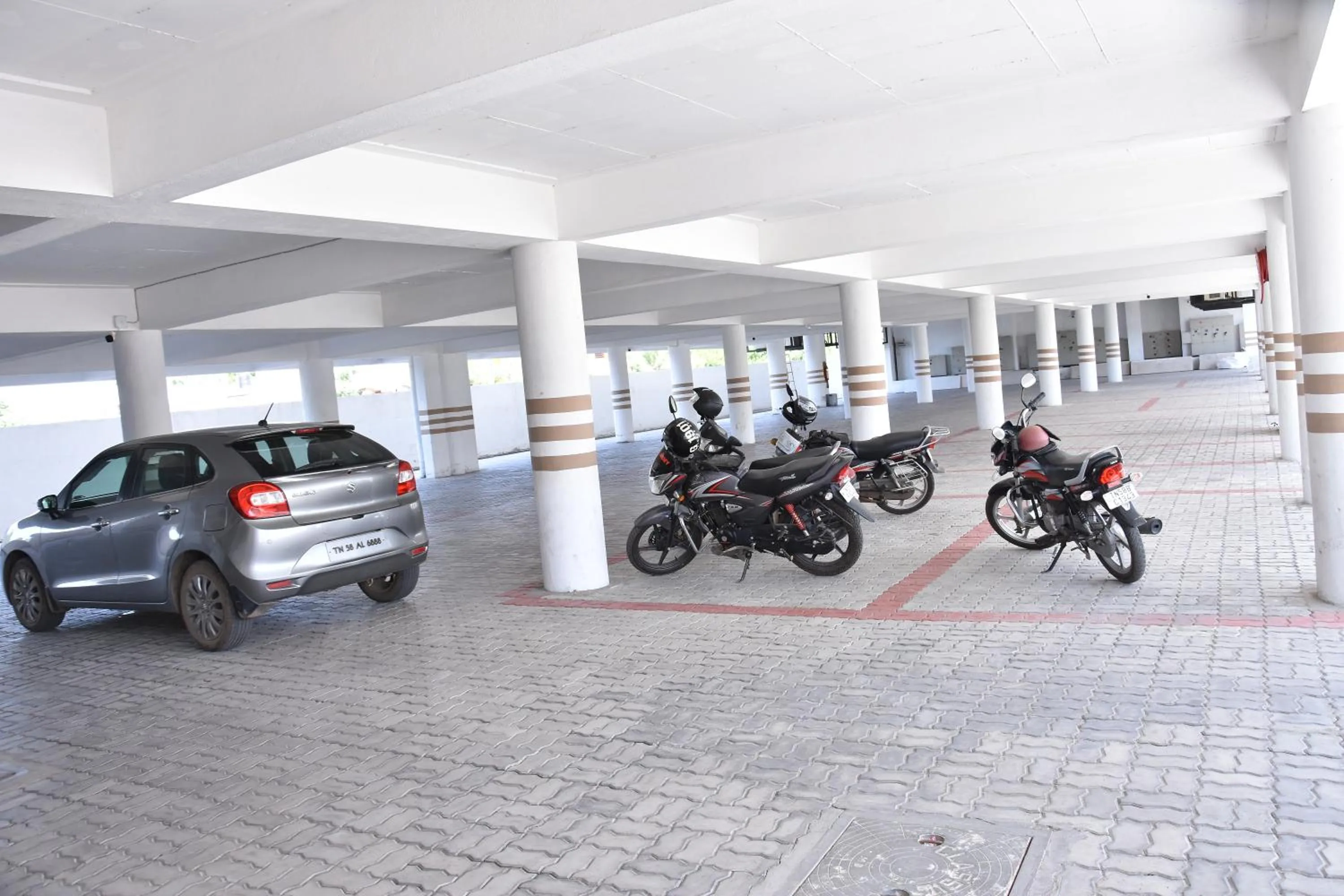 Parking in Hotel Vijay Krishna