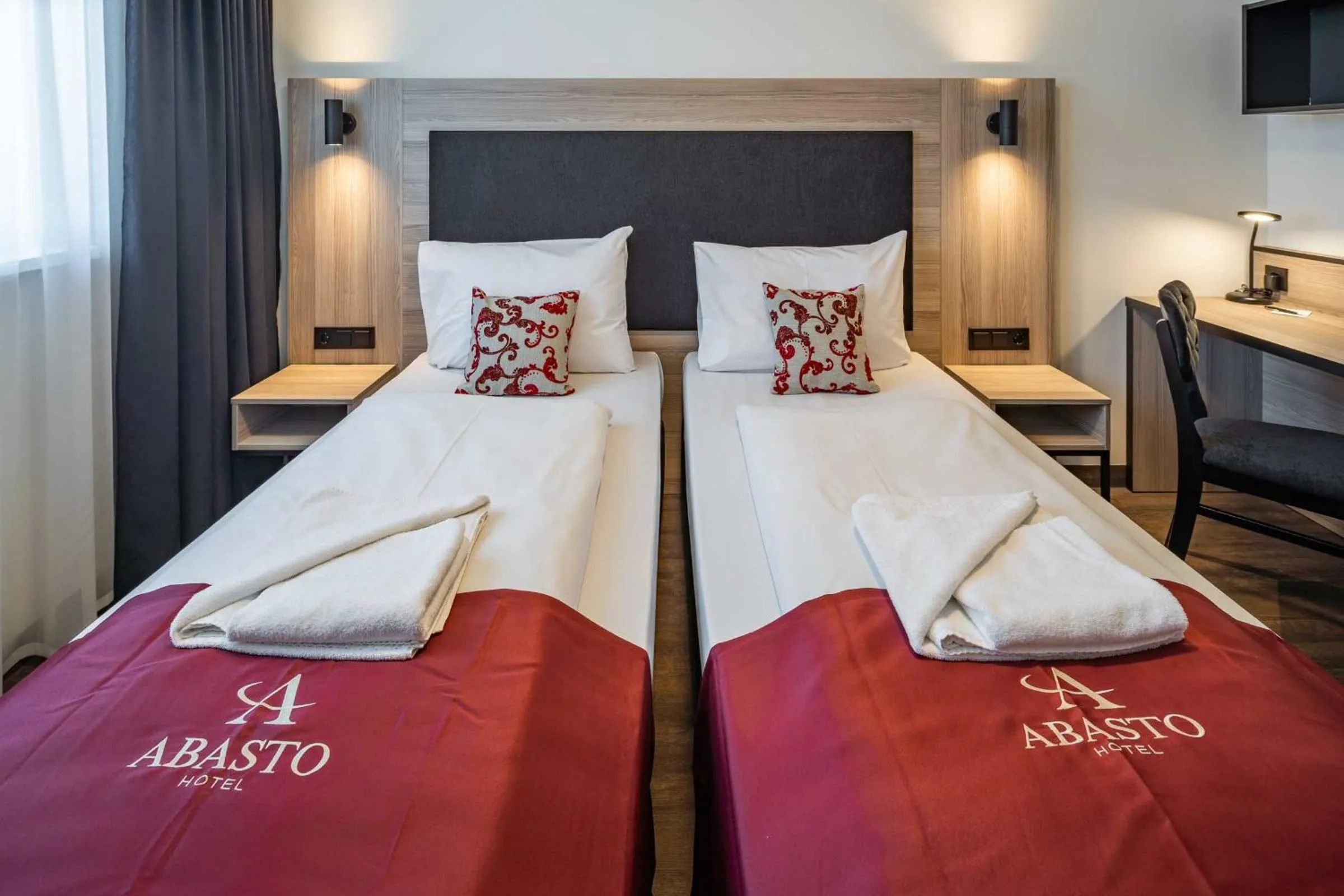 Bed in Abasto Hotel Dachau