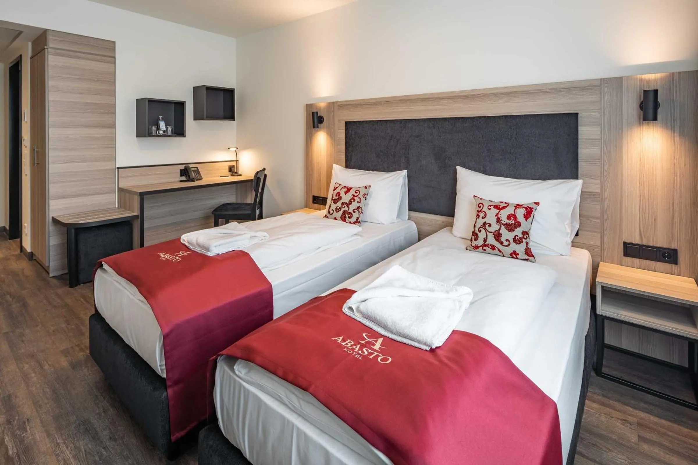 Bed in Abasto Hotel Dachau