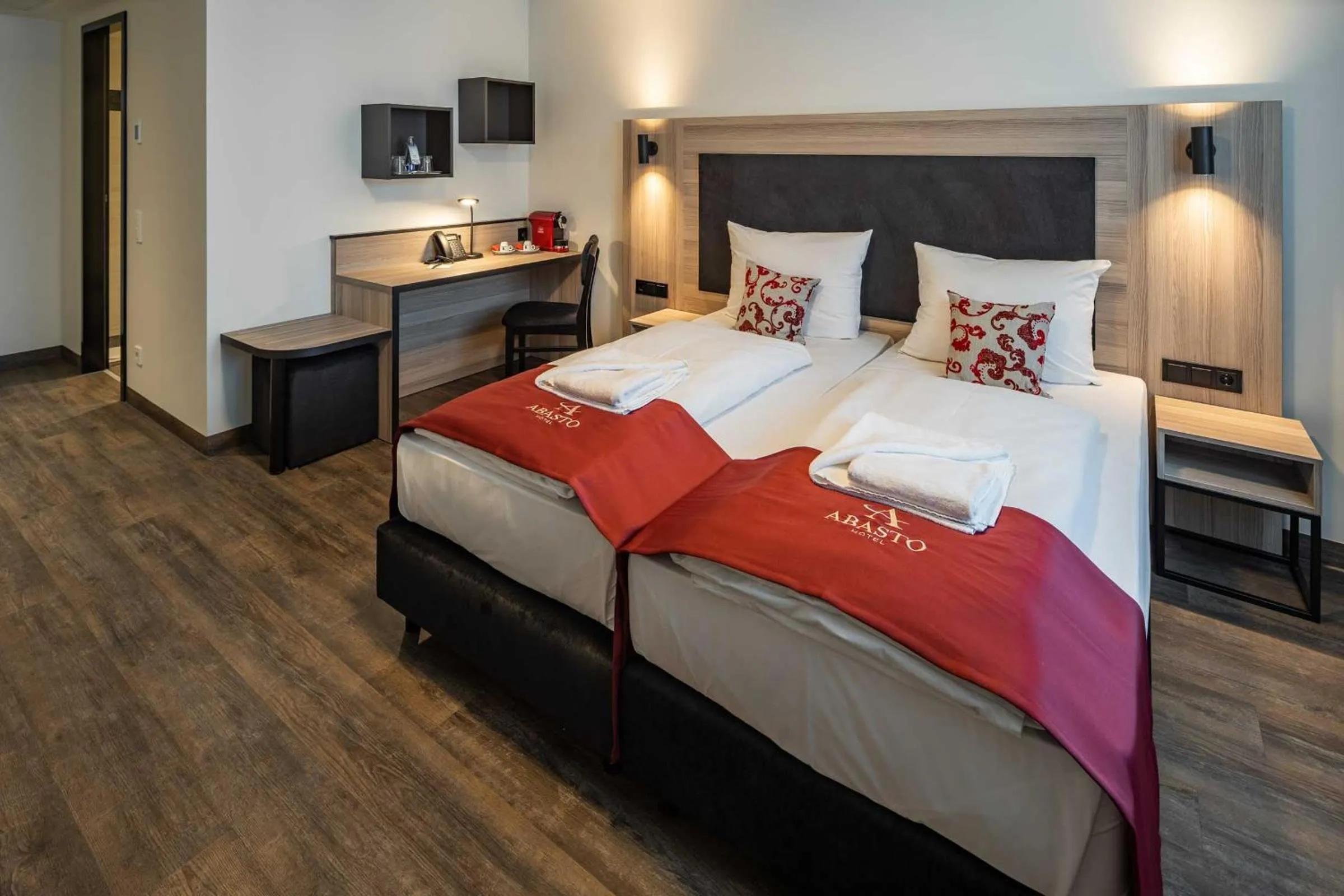 Bed in Abasto Hotel Dachau