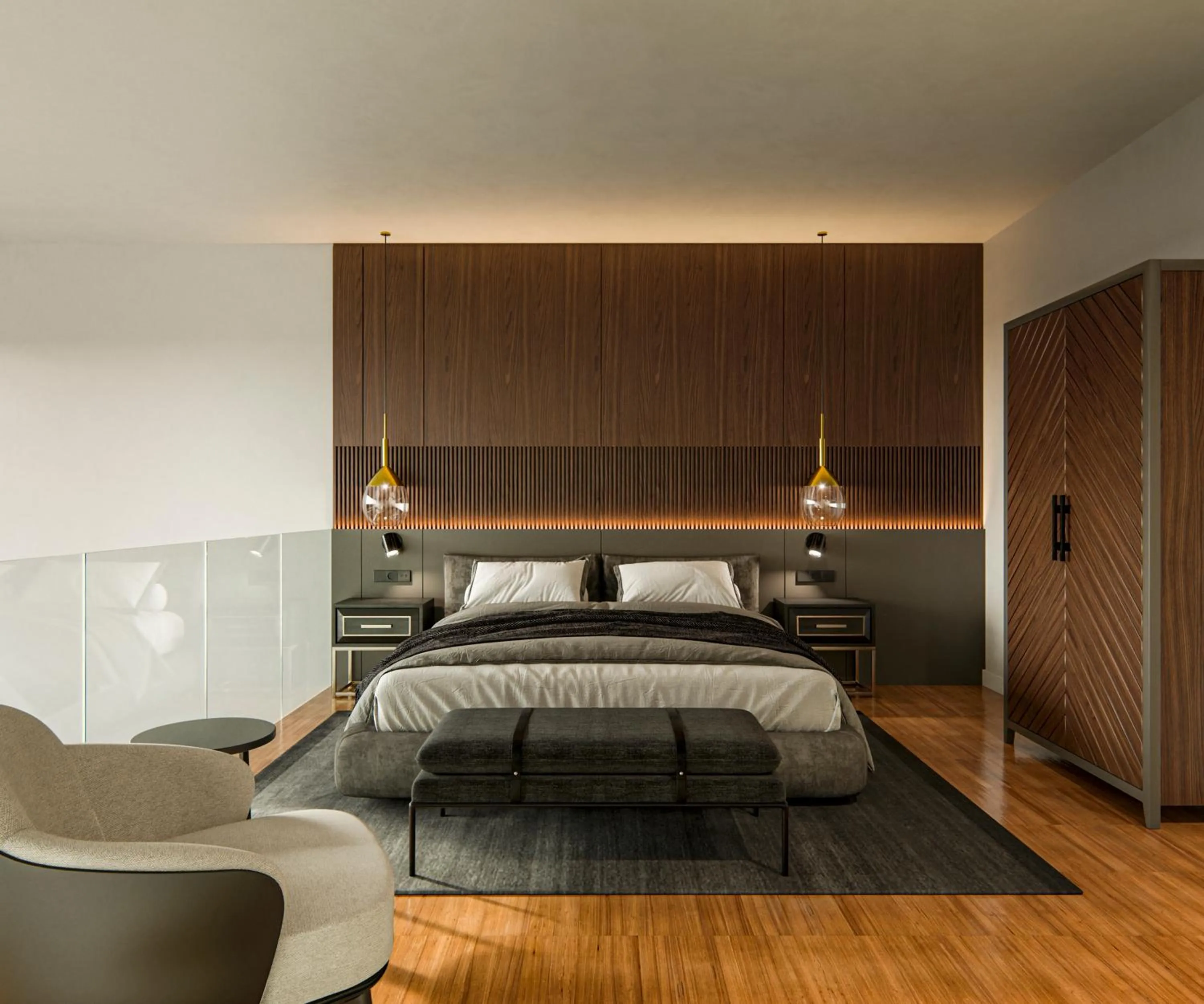Bed in I Loft Santiago by Upper Luxury Housing