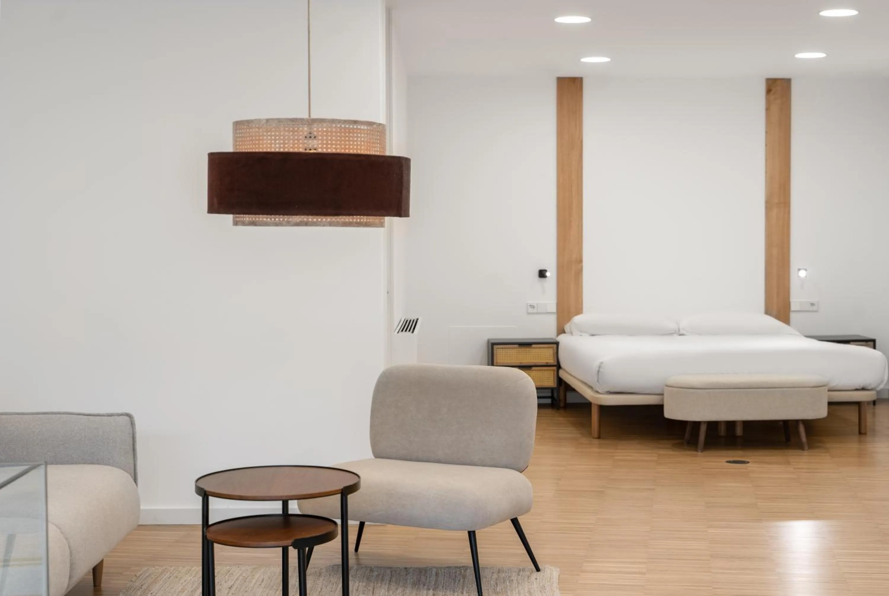 Bedroom, Bed in I Loft Santiago by Upper Luxury Housing