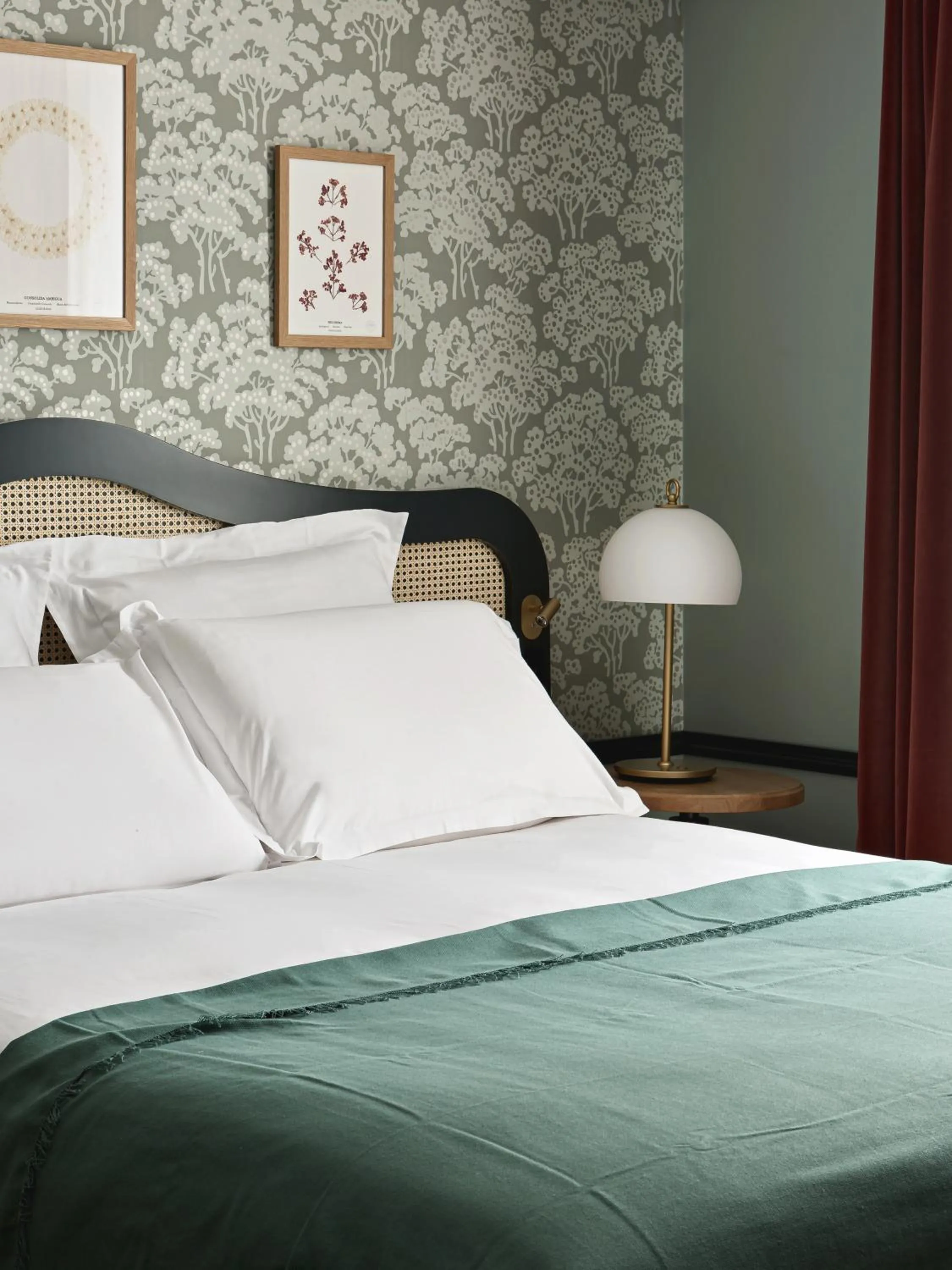 Bed in Hôtel Botaniste