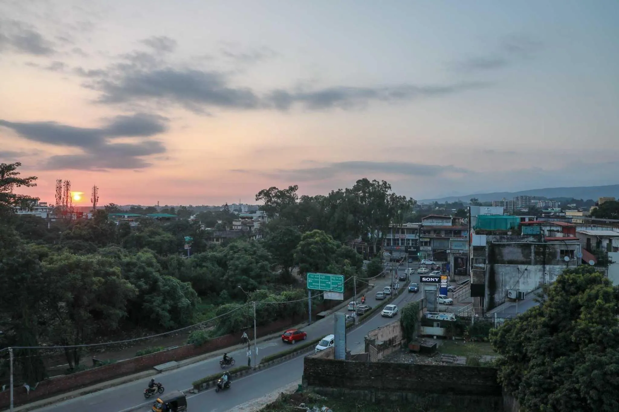 Sunset in Hotel Alaya