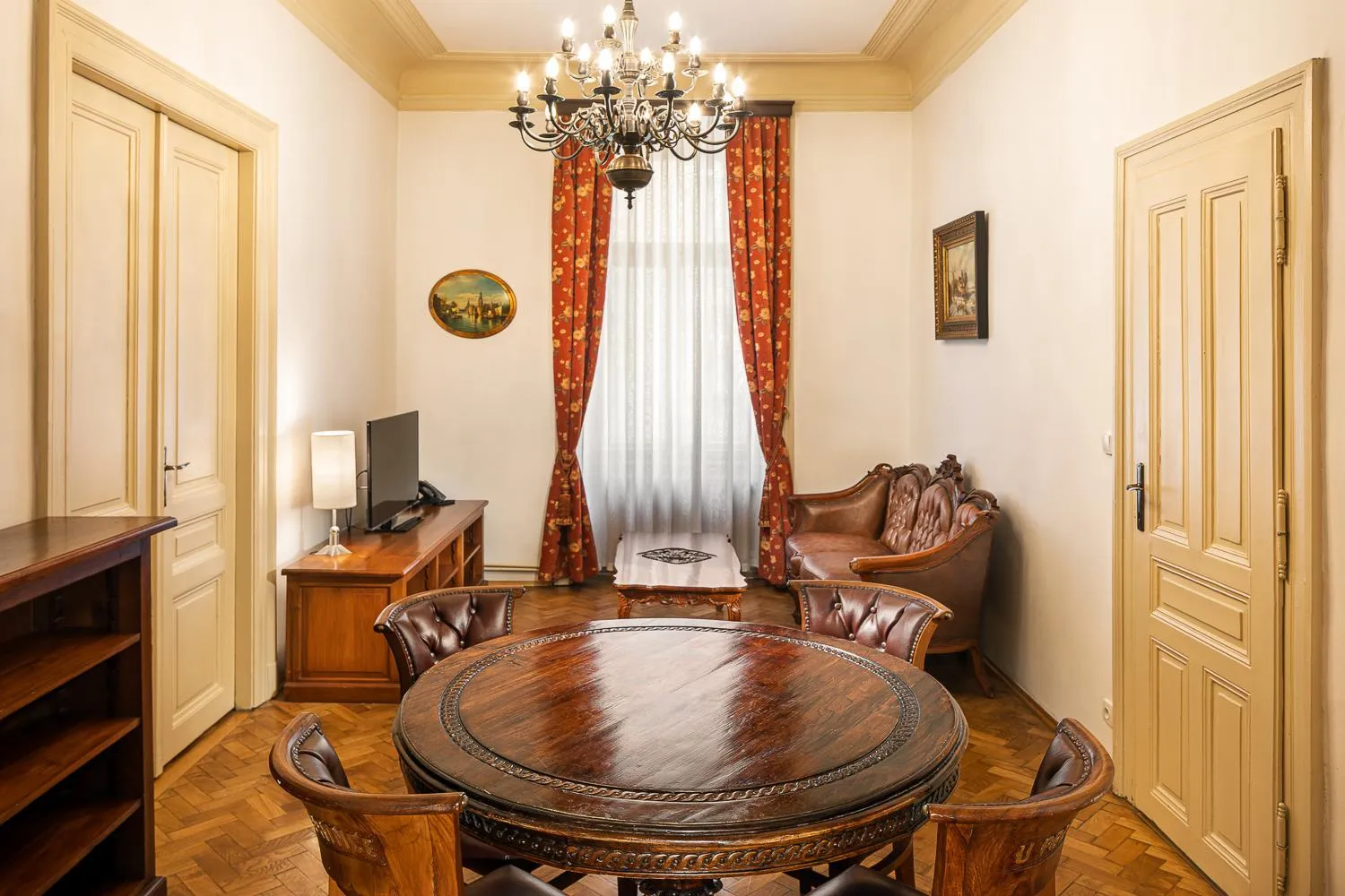 Seating area in BHG Apartments Prague