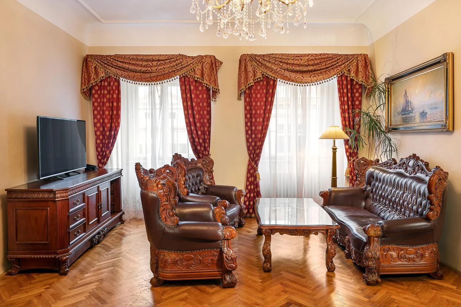 TV and multimedia in BHG Apartments Prague