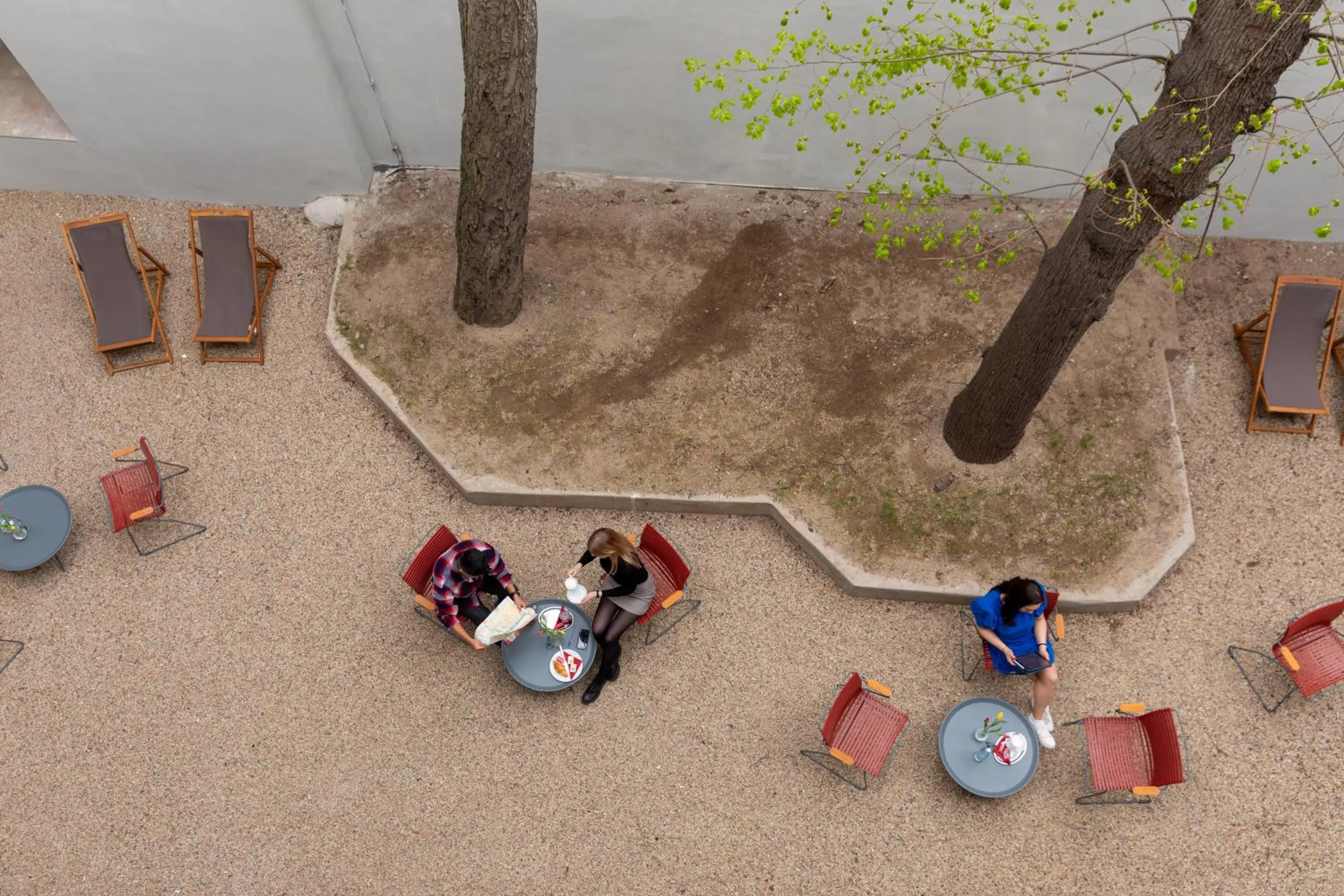 Garden in Hotel Amadeus