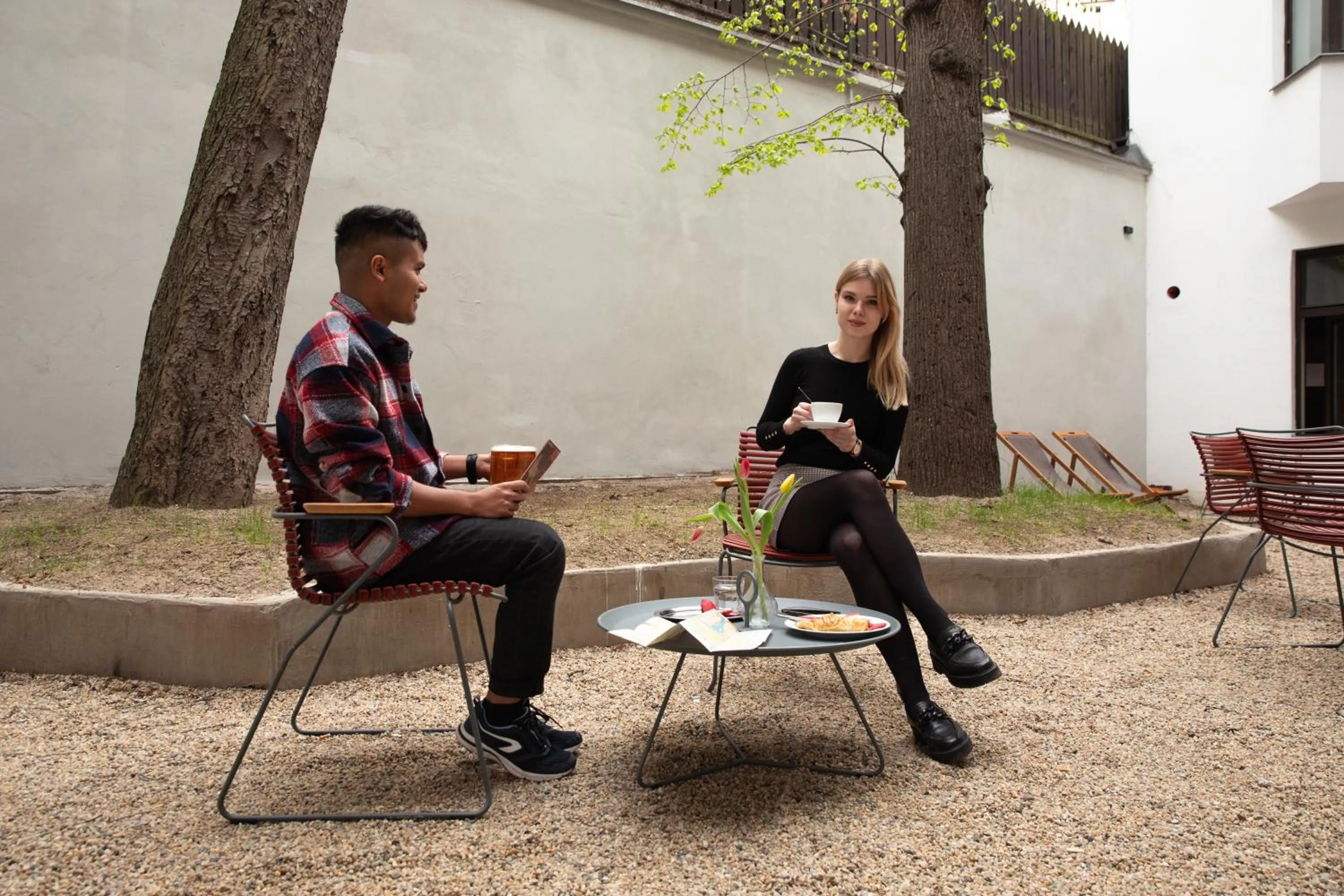 Garden in Hotel Amadeus