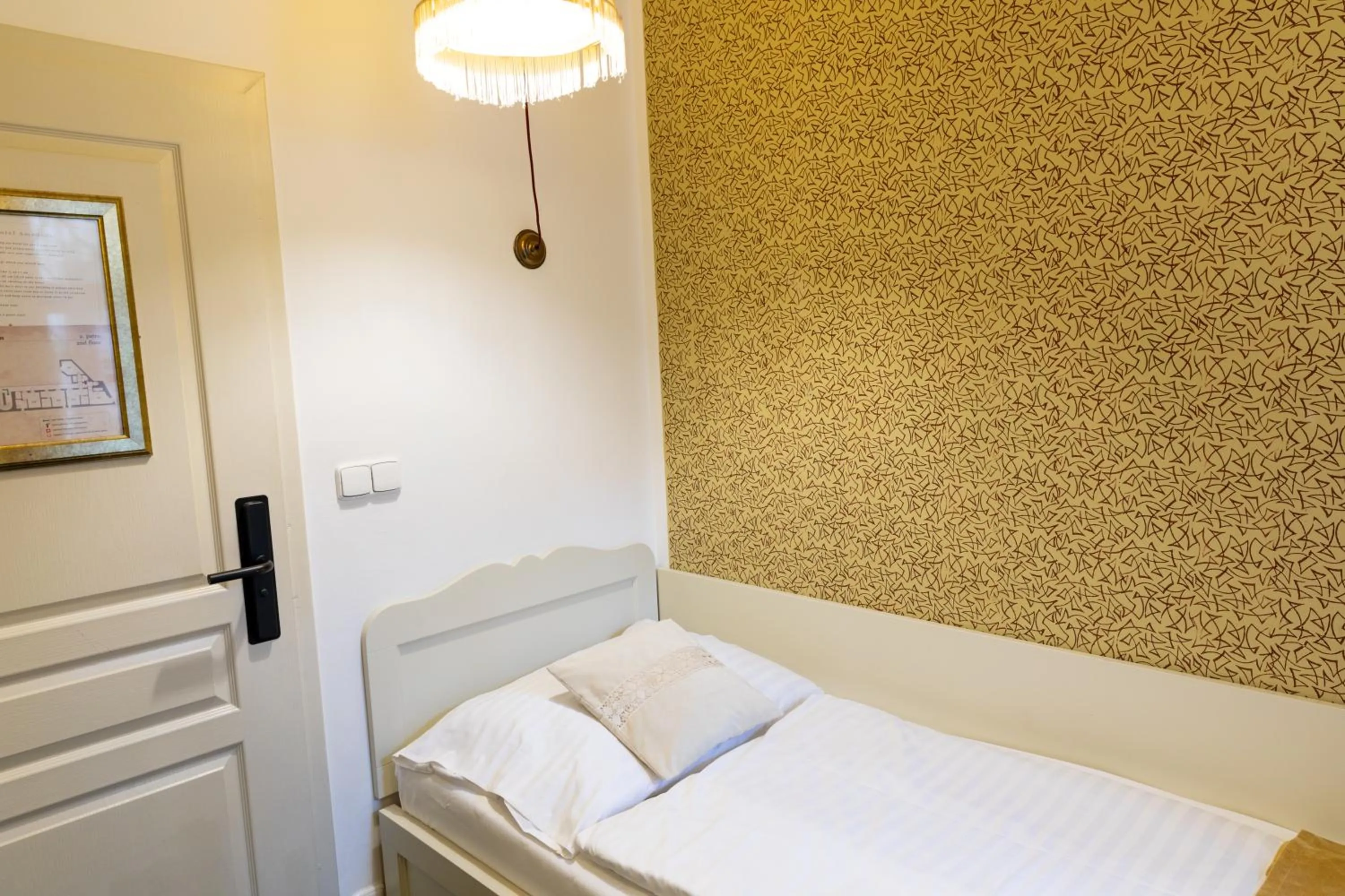 Bed in Hotel Amadeus