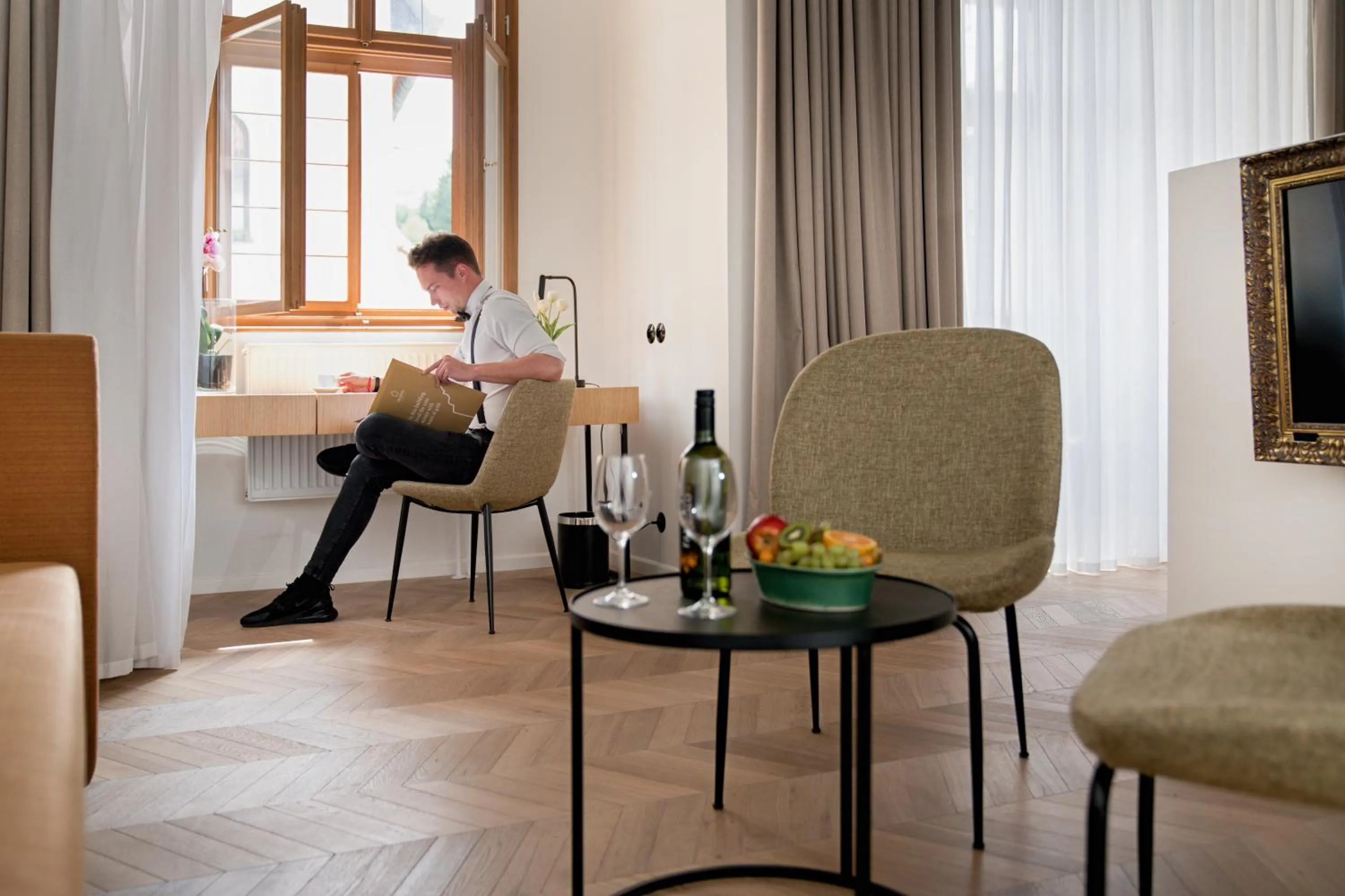 Seating area in Hotel OLDINN