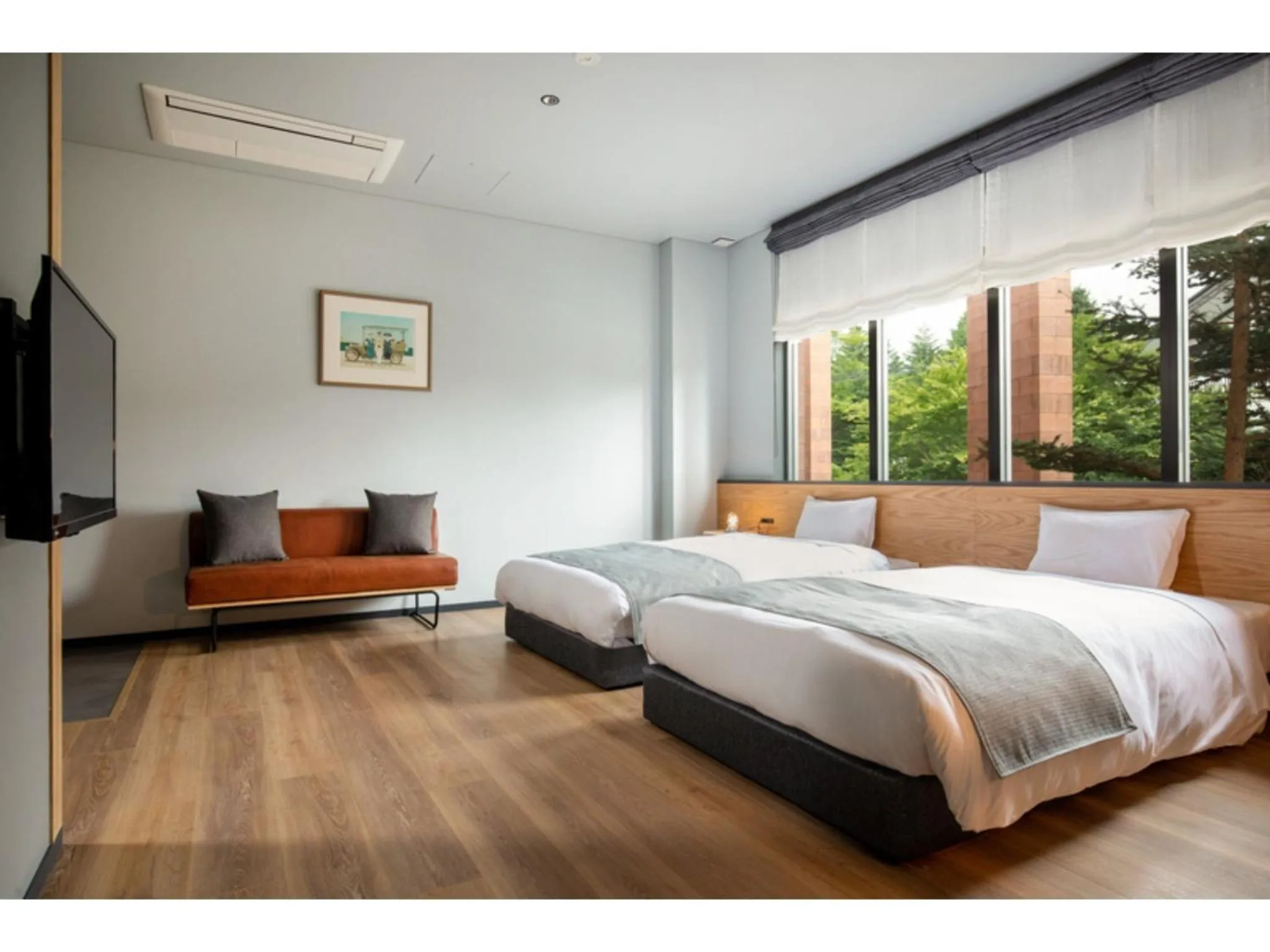 Bed in HOTEL KARUIZAWA CROSS - Vacation STAY 56454v